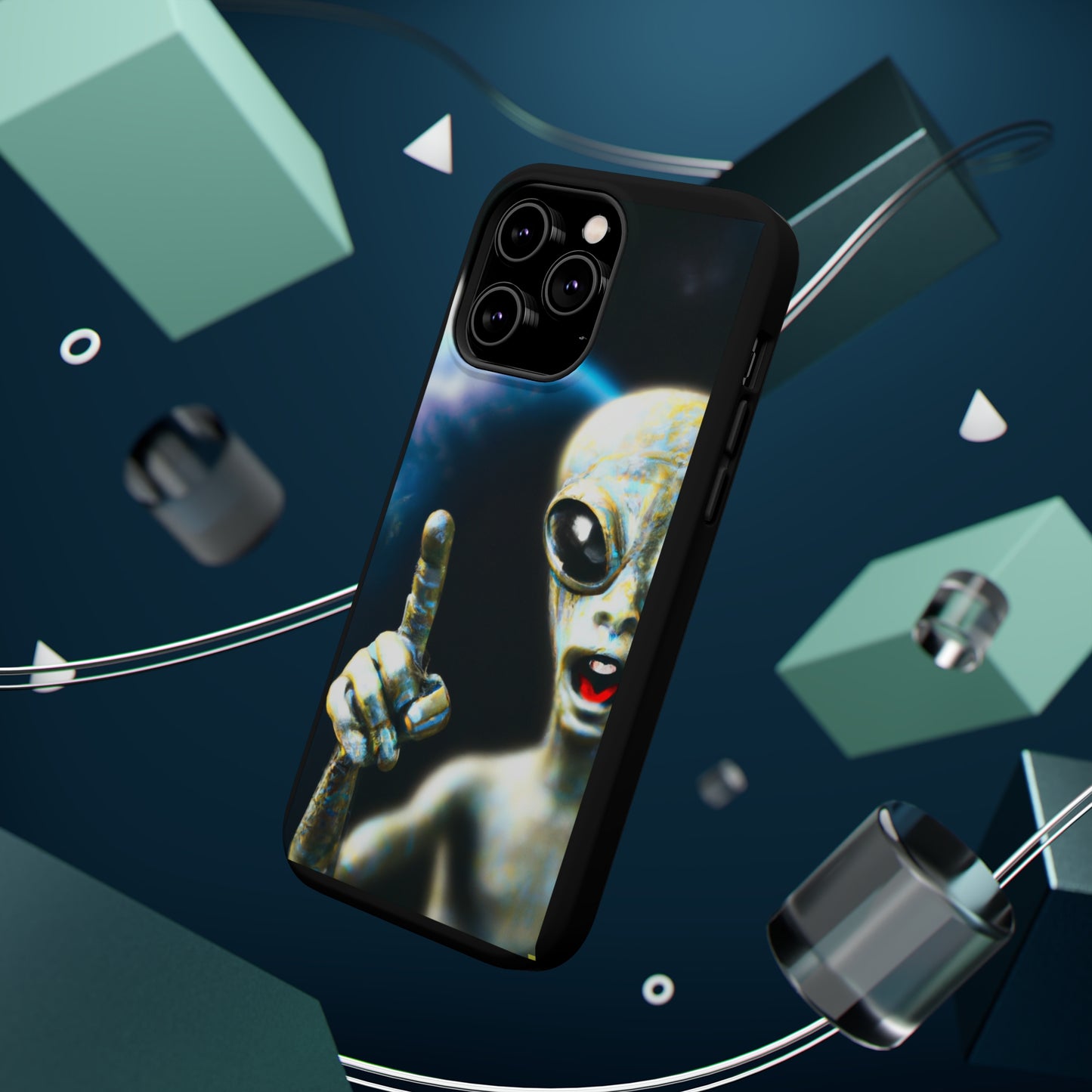 "Alien Pointer" - iPhone 4 MagSafe Tough Cases