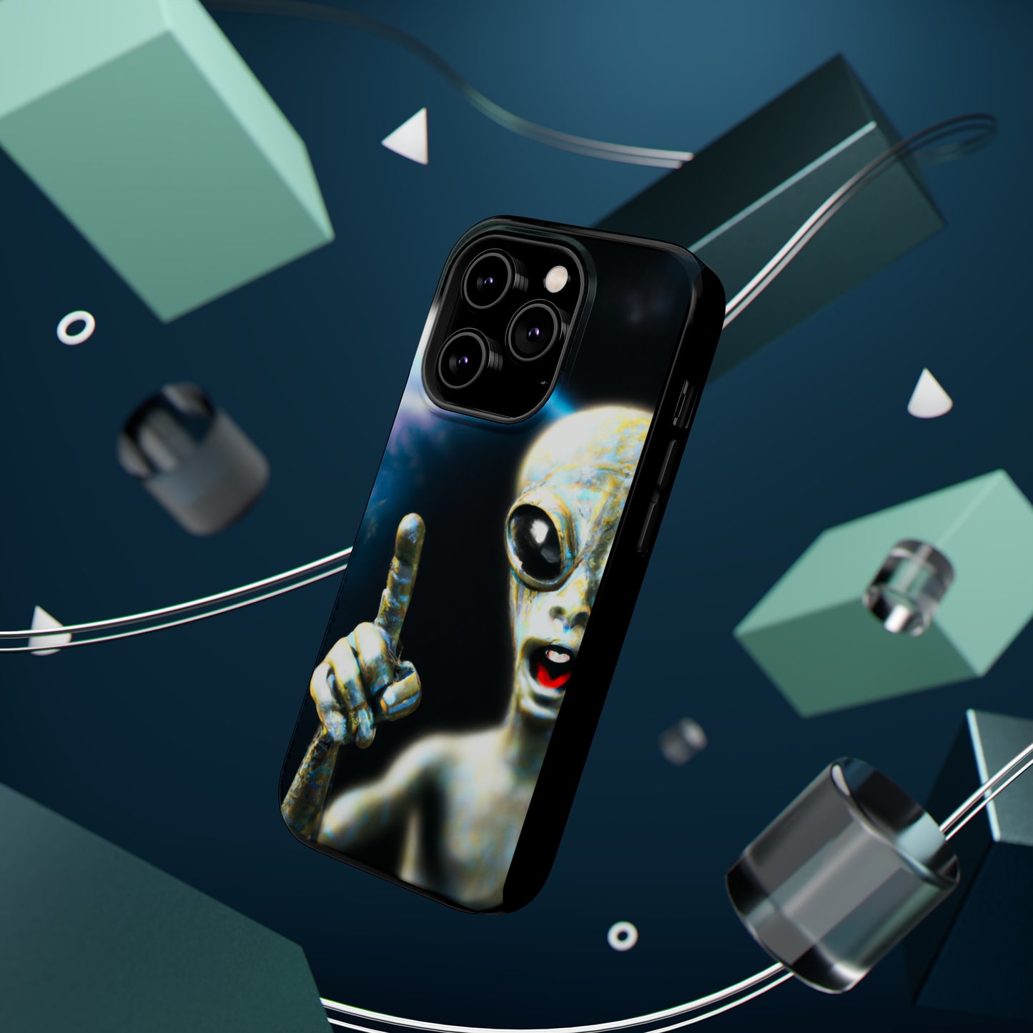 "Alien Pointer" - iPhone 4 MagSafe Tough Cases