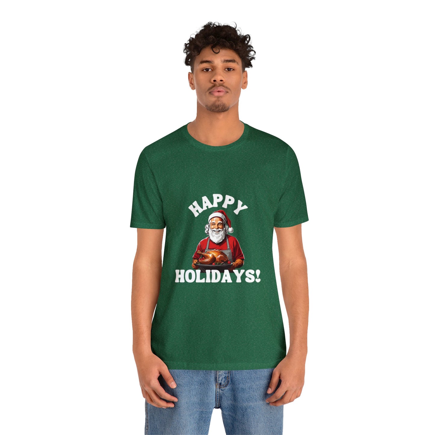 Happy Holidays Unisex Jersey Short Sleeve Tee