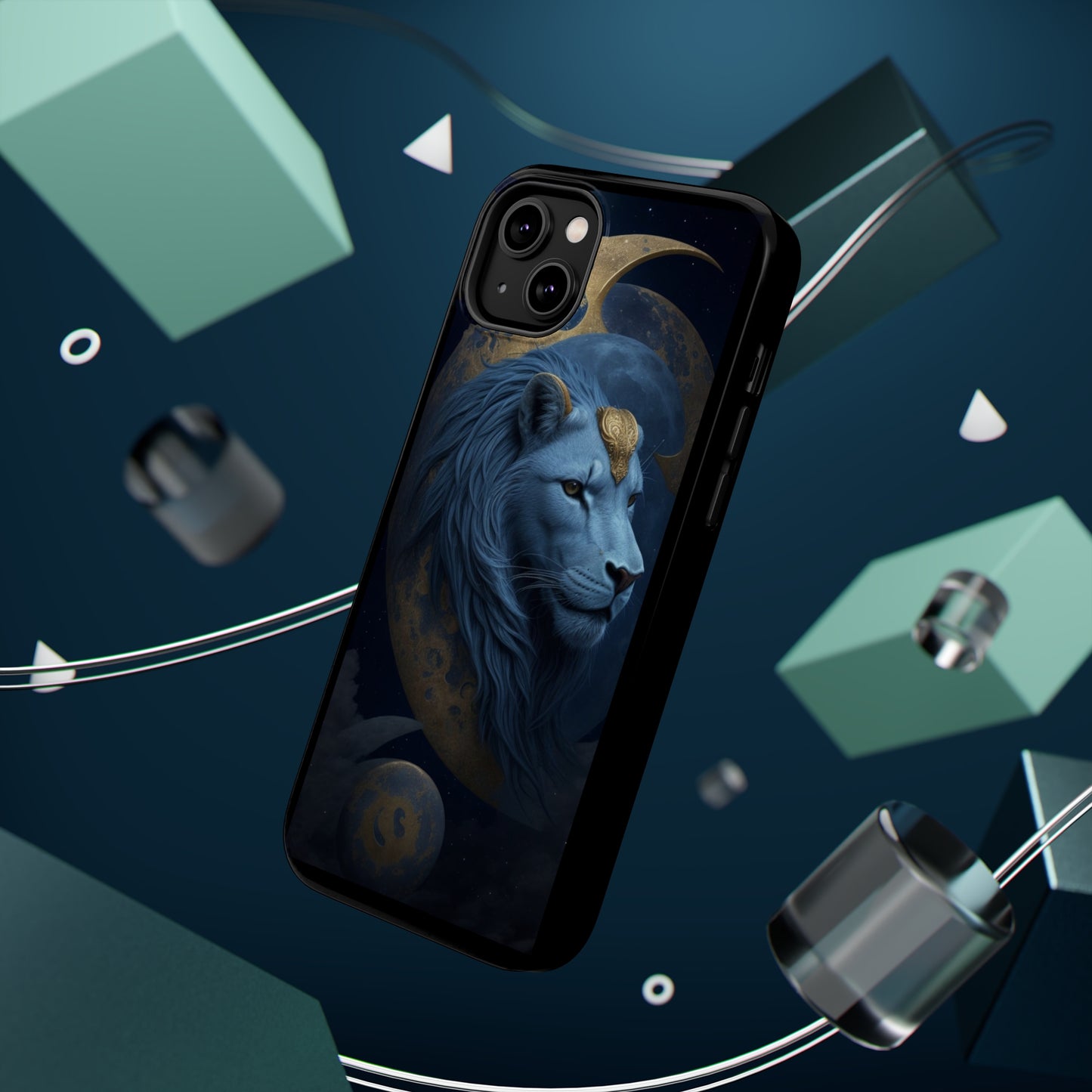 Zodiac Lion Star Gazer - iPhone 4 MagSafe Tough Cases