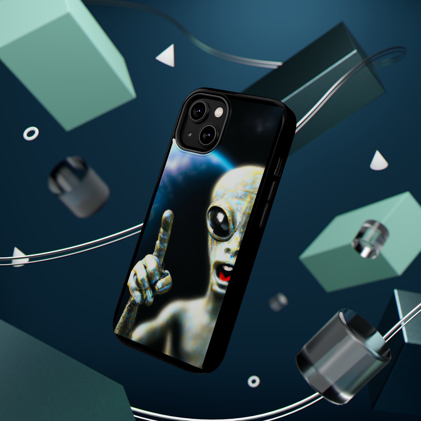 "Alien Pointer" - iPhone 4 MagSafe Tough Cases