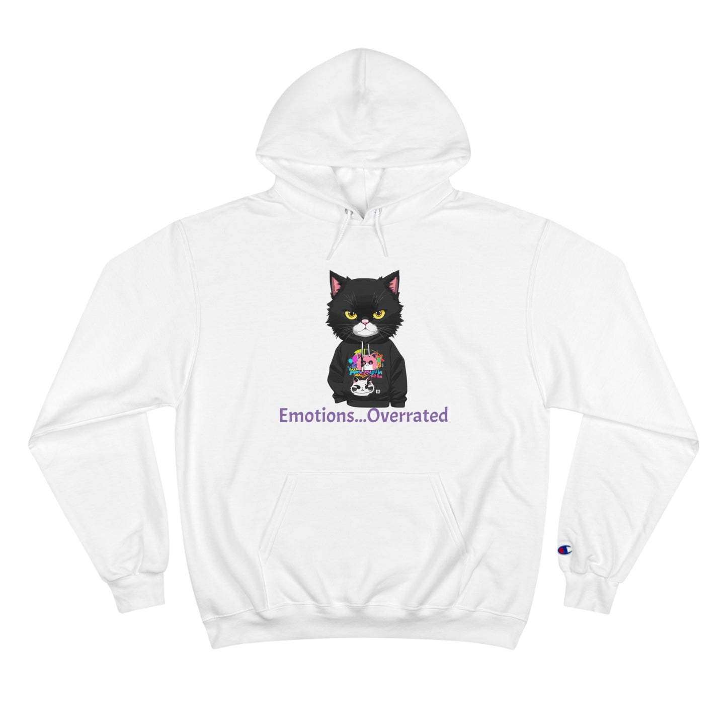 Cool Cat Sweater - Unisex Champion Hoodie