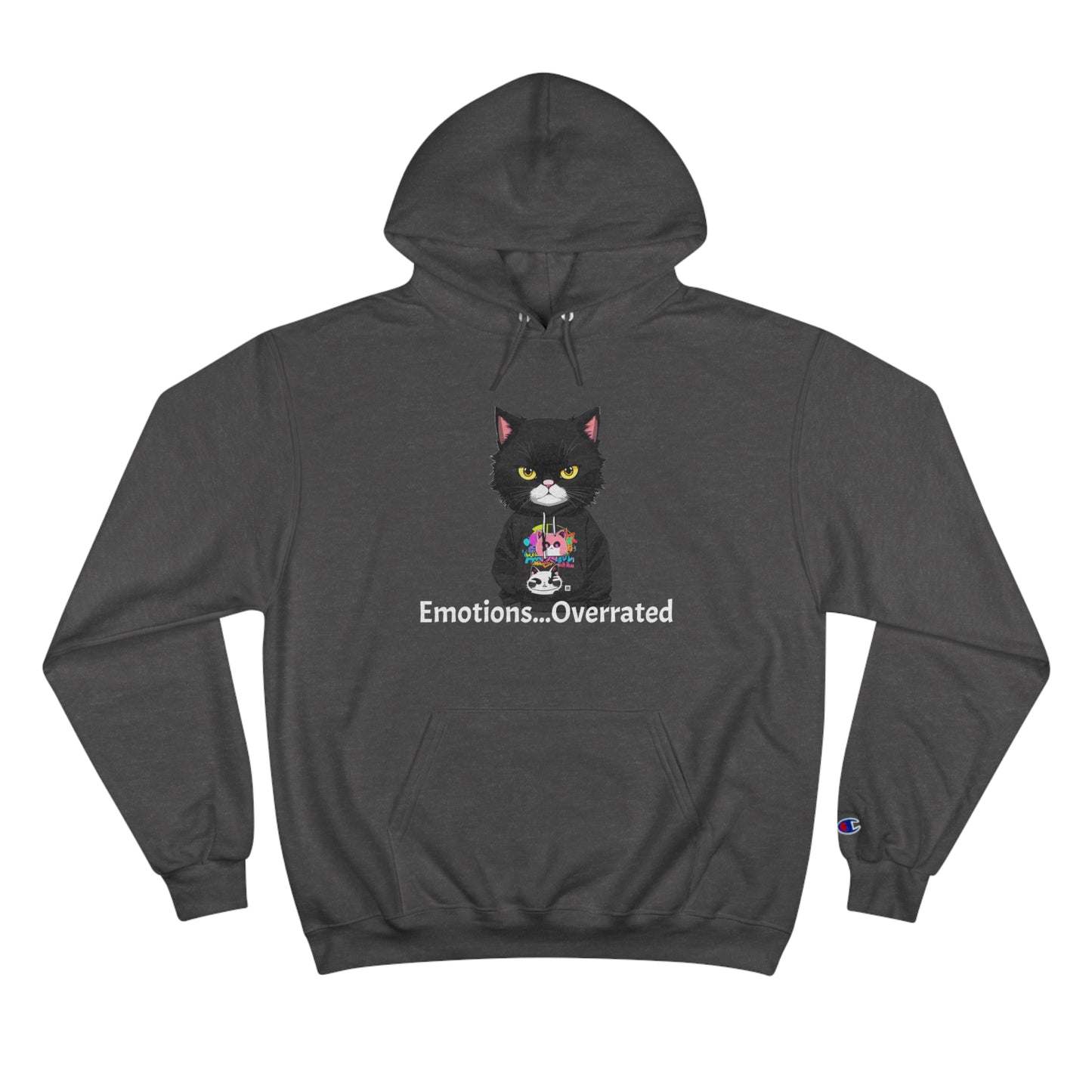 Cool Cat Sweater - Unisex Champion Hoodie