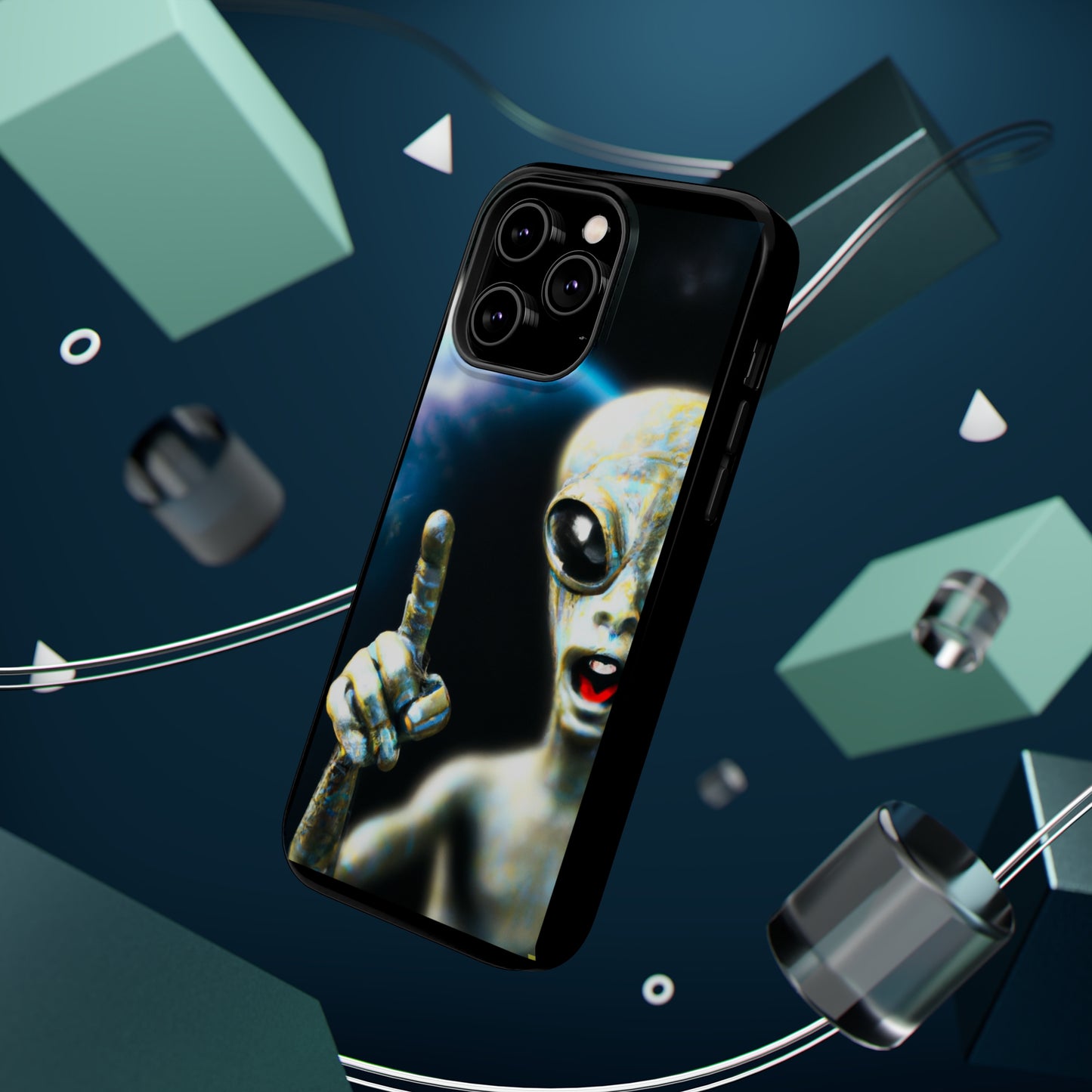 "Alien Pointer" - iPhone 4 MagSafe Tough Cases