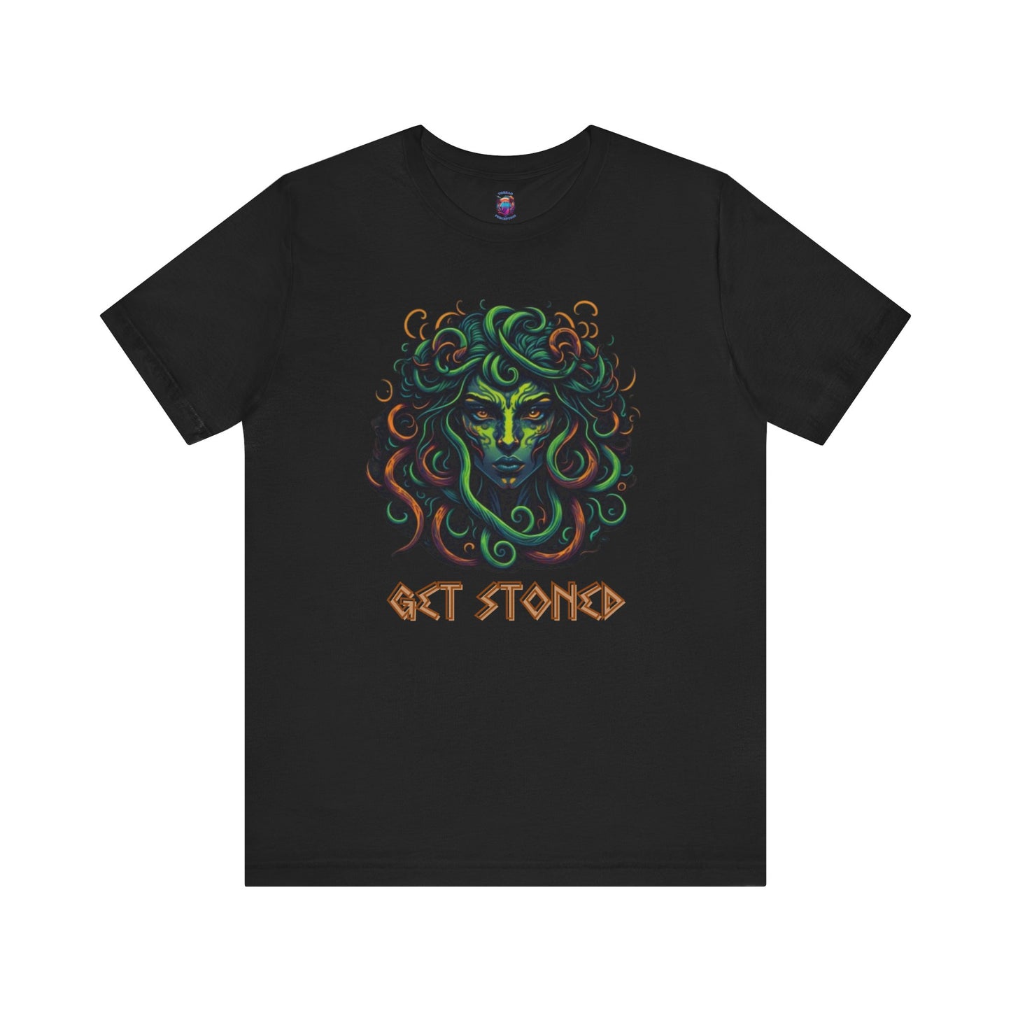Bella Canvas Medusa "Get Stoned" Greek Style T-Shirt, Mythology-Inspired Graphic Tee, Halloween shirt, Funny Shirt, Medusa Shirt