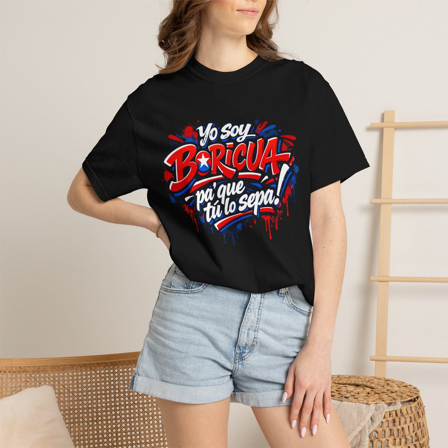 Yo soy Boricua pa' que tu lo sepa T-shirt | Puerto Rico flag design