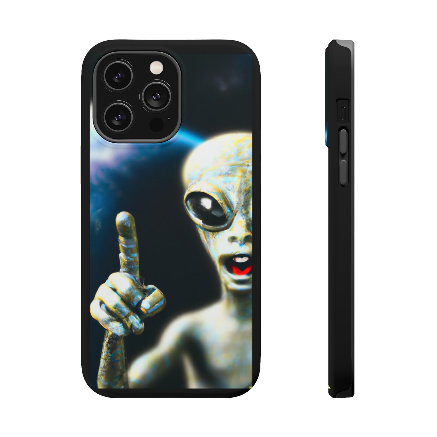 "Alien Pointer" -  iPhone 4 MagSafe Tough Cases