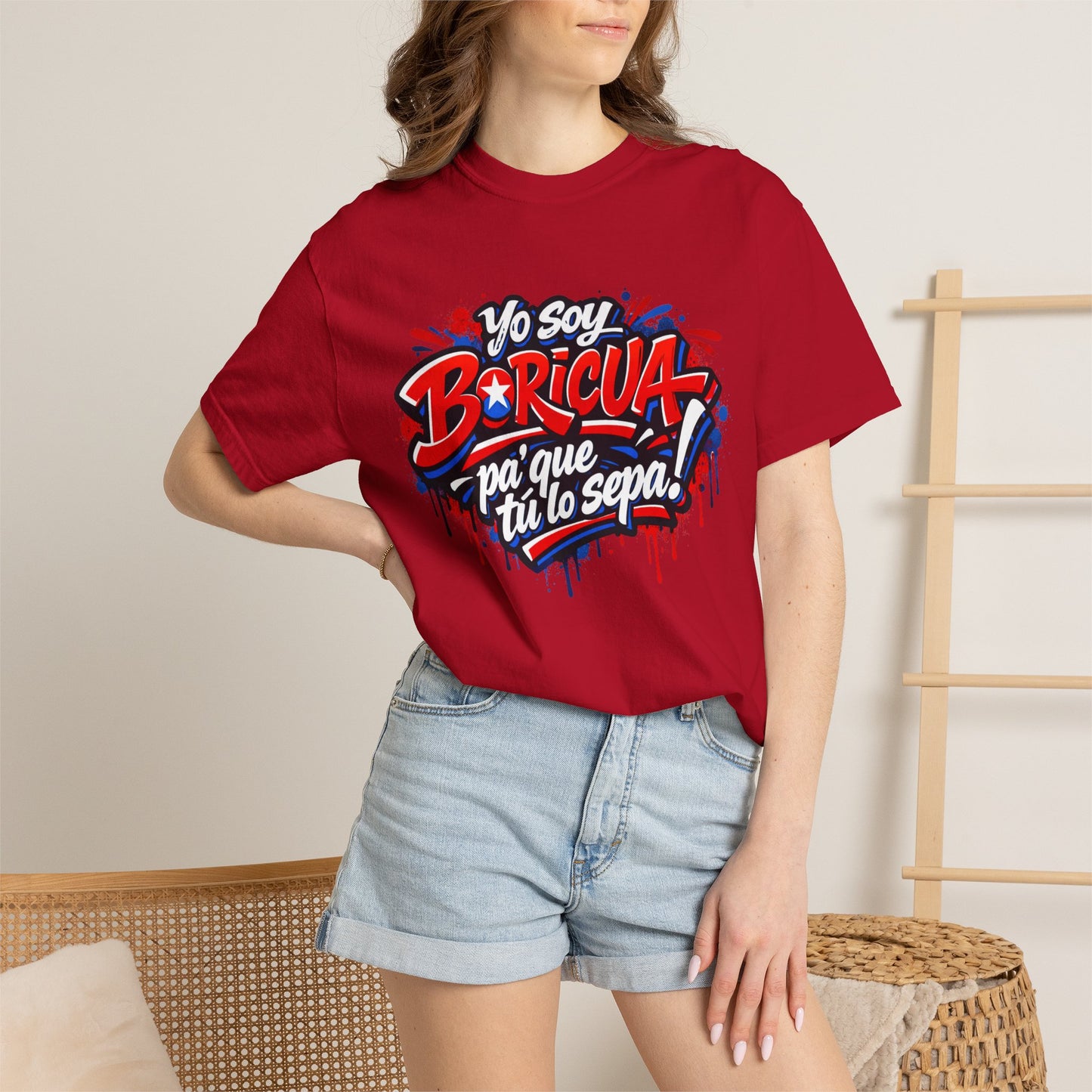 Yo soy Boricua pa' que tu lo sepa T-shirt | Puerto Rico flag design
