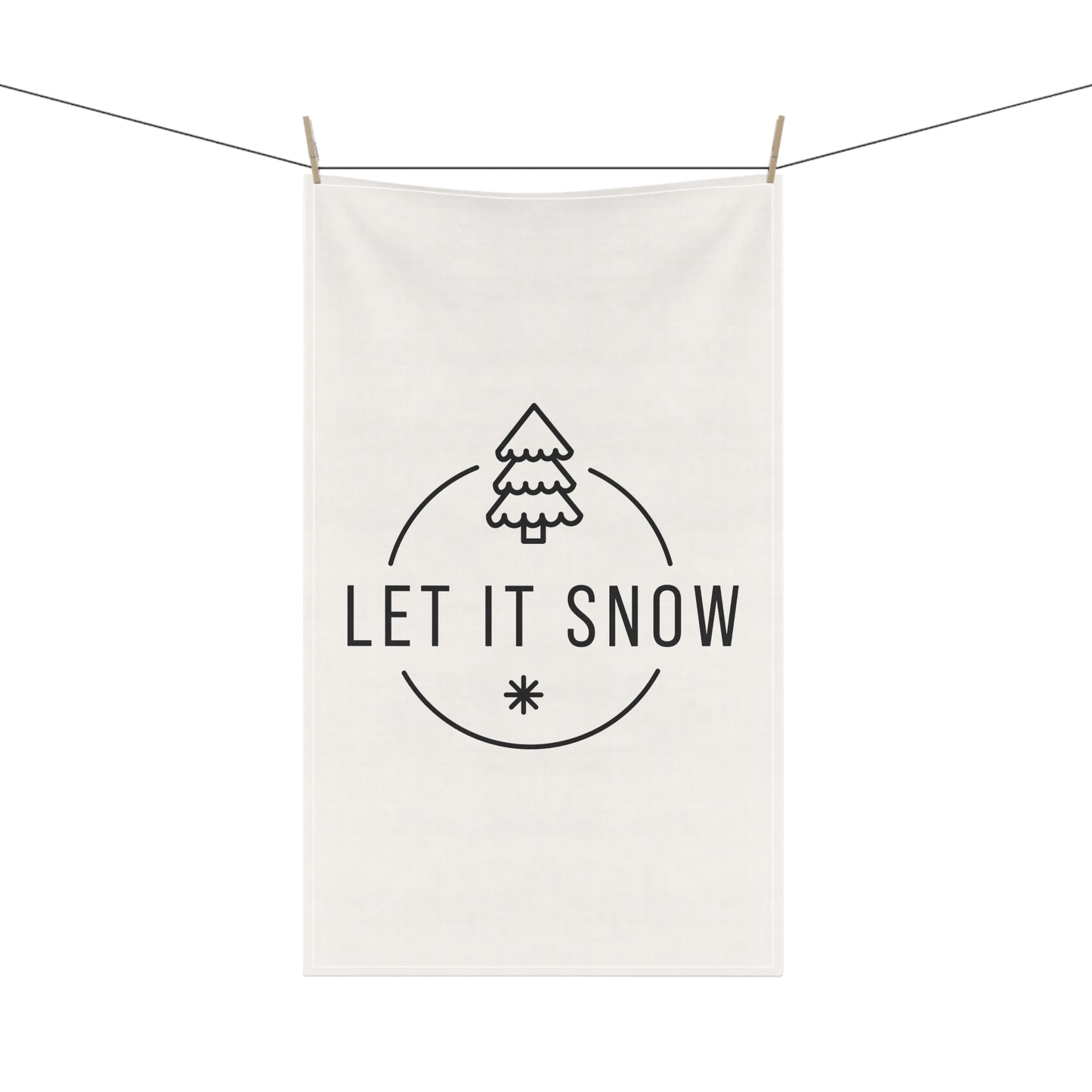 "Let it snow" - Kitchen Towel