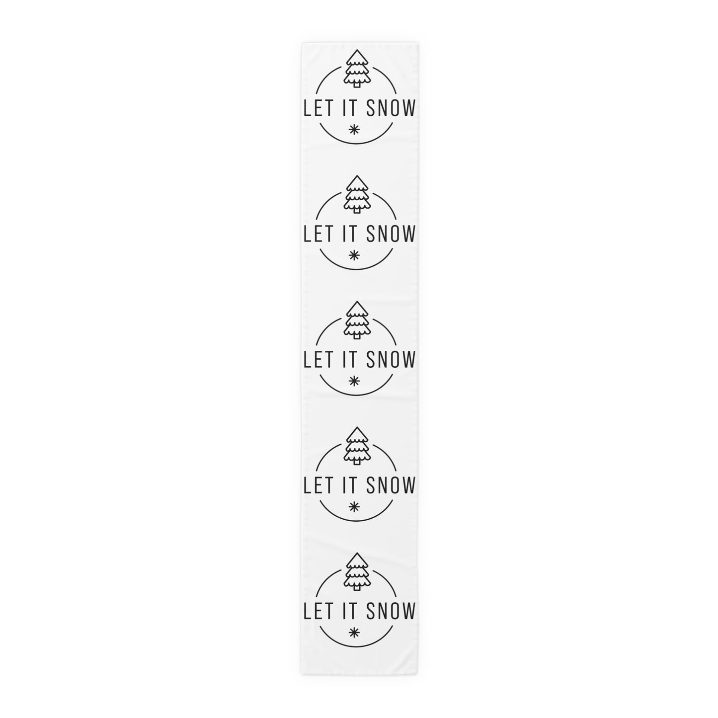 Let it Snow - Holiday Table Runner (Cotton, Poly)