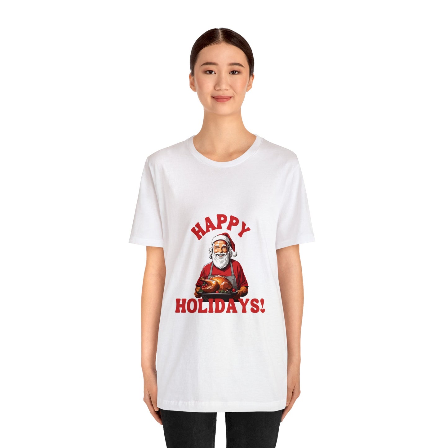 Happy Holidays Unisex Jersey Short Sleeve Tee