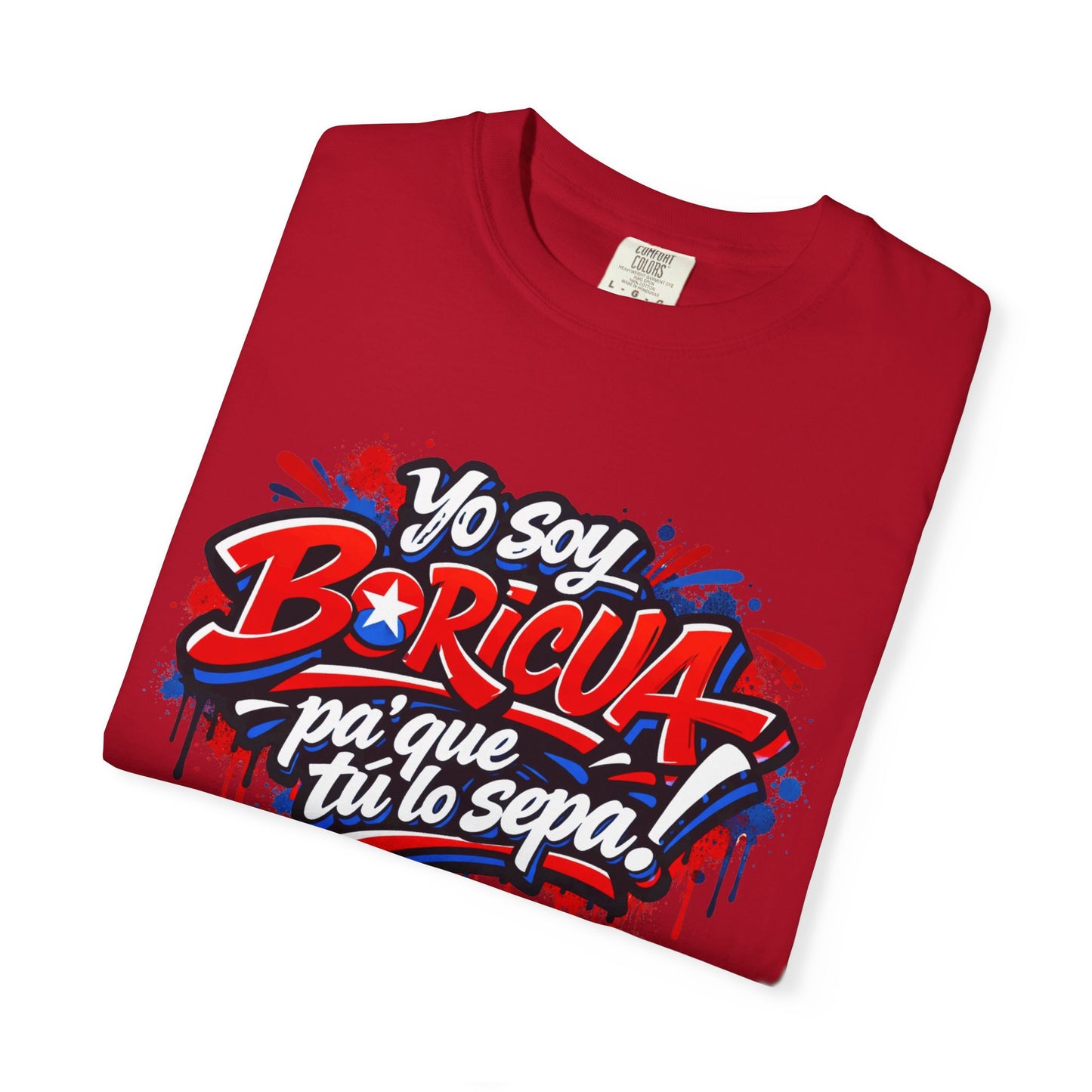 Yo soy Boricua pa' que tu lo sepa T-shirt | Puerto Rico flag design