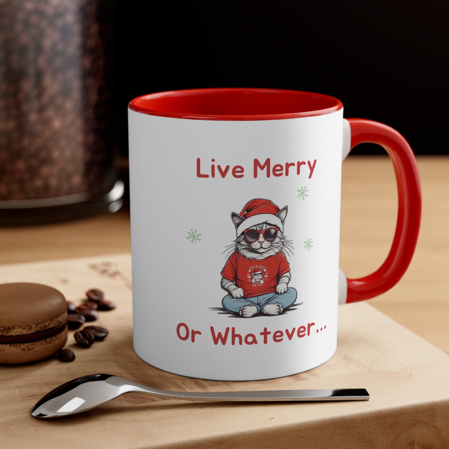 Holiday - Cool Cat Coffee Mug, 11oz