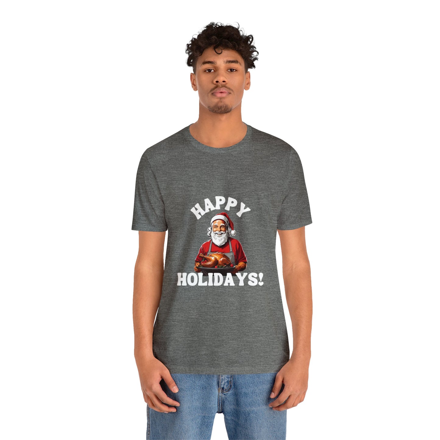 Happy Holidays Unisex Jersey Short Sleeve Tee