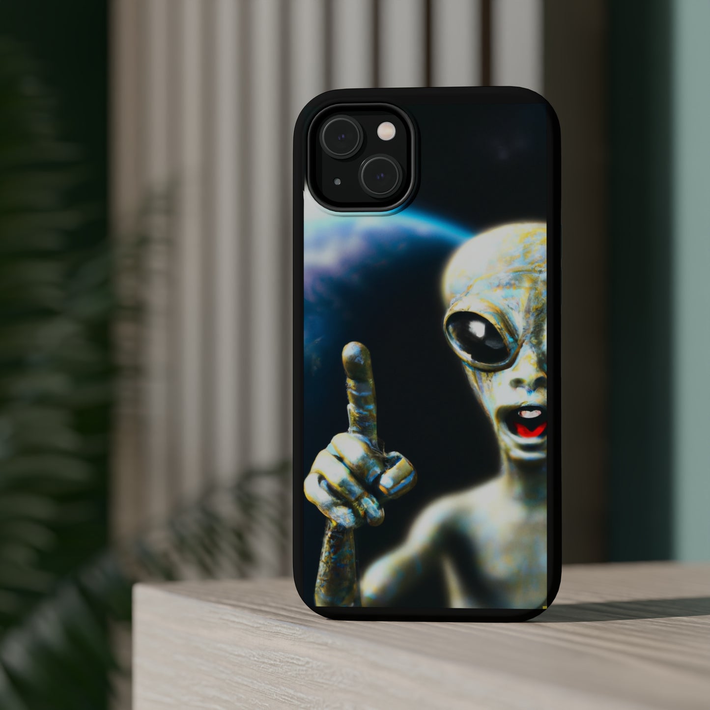 "Alien Pointer" -  iPhone 4 MagSafe Tough Cases