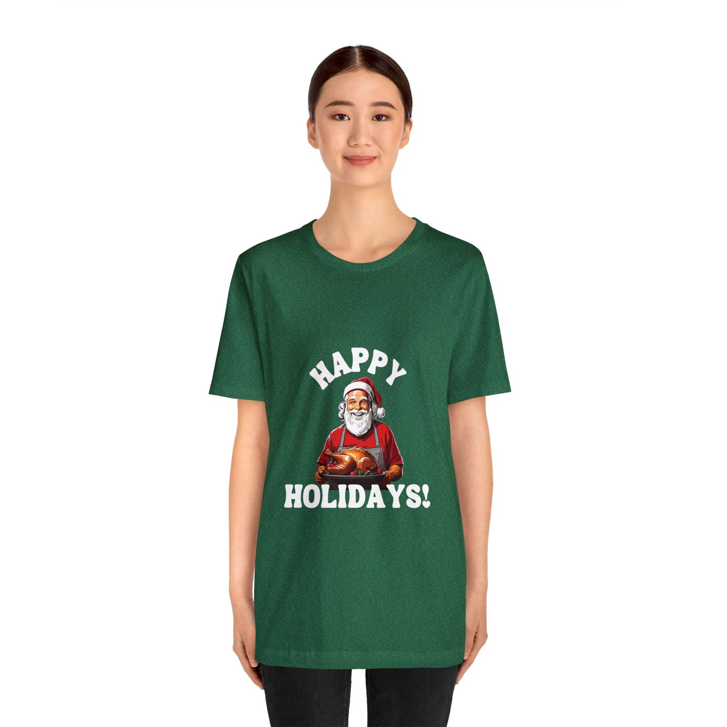 Happy Holidays Unisex Jersey Short Sleeve Tee