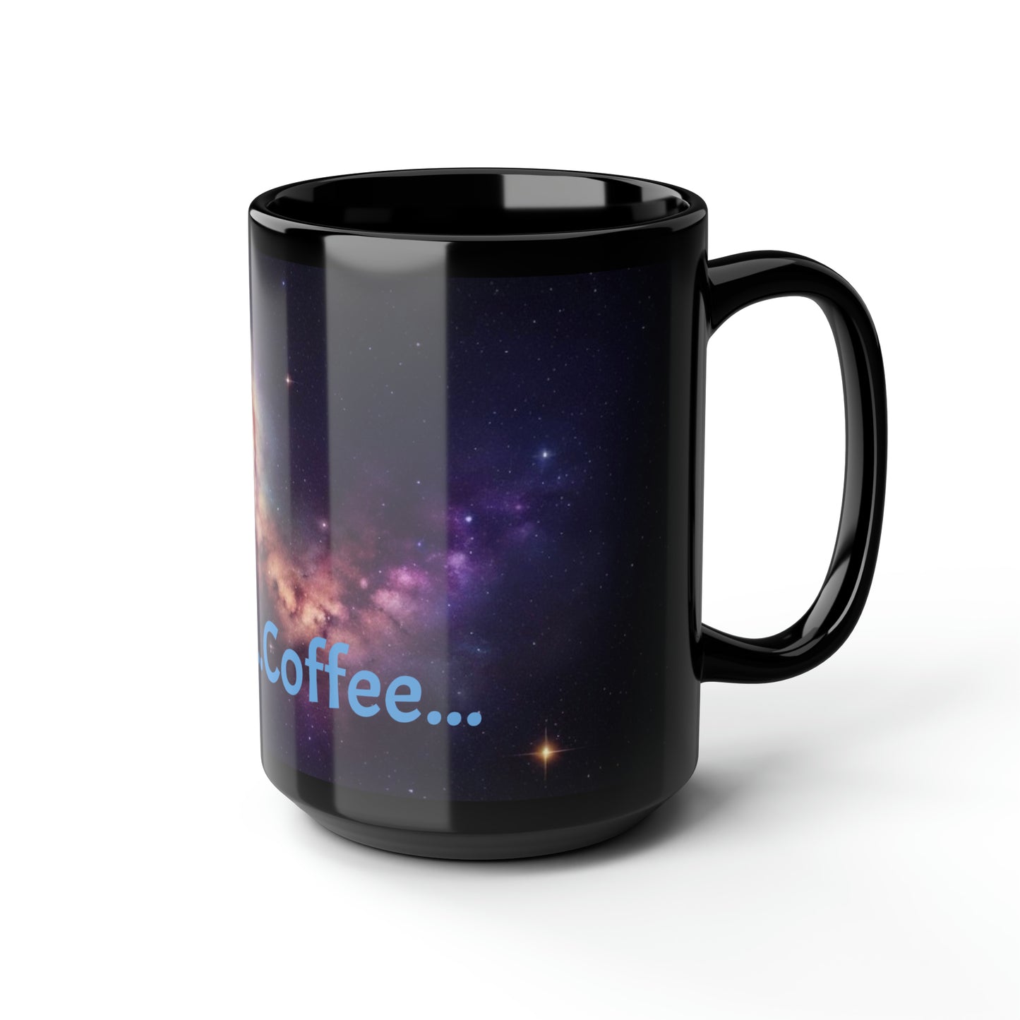 Milky Way Black Mug, 15oz