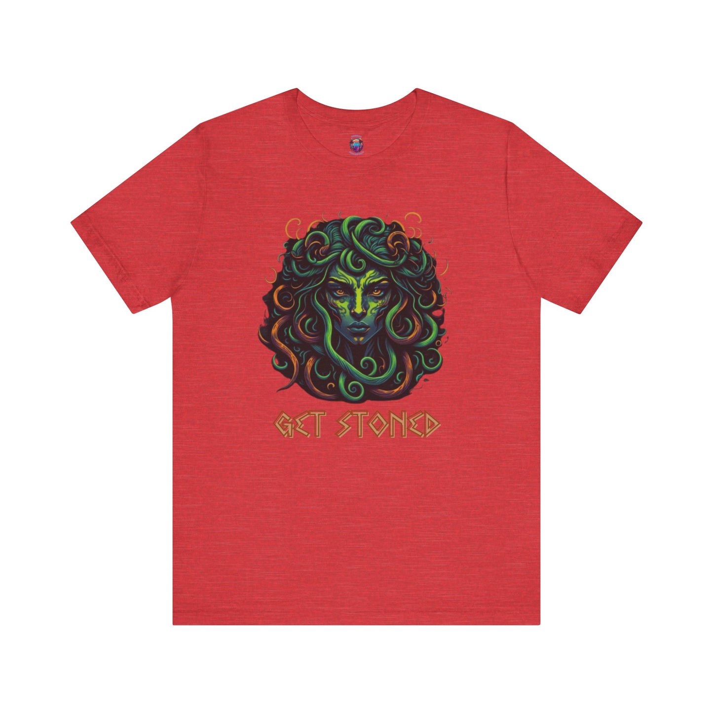 Bella Canvas Medusa "Get Stoned" Greek Style T-Shirt, Mythology-Inspired Graphic Tee, Halloween shirt, Funny Shirt, Medusa Shirt