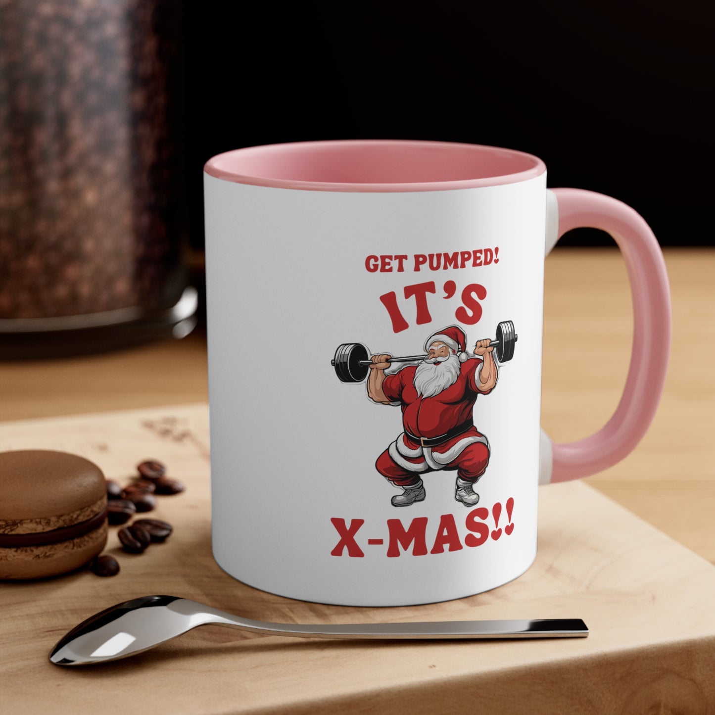 Holiday - Get Pumped Santa Coffee Mug, 11oz