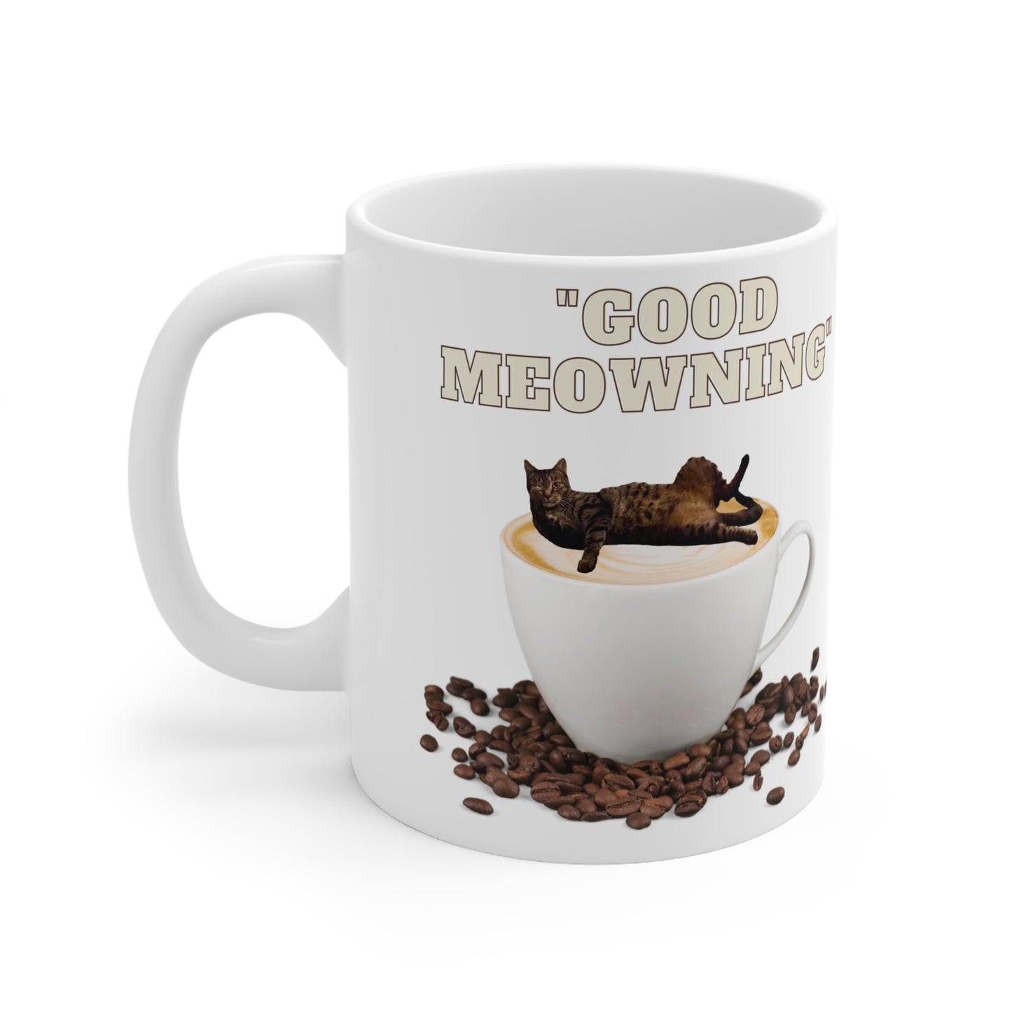 Originally Design Ceramic Coffee Mug - "Good Meowning" (Loki Collection)