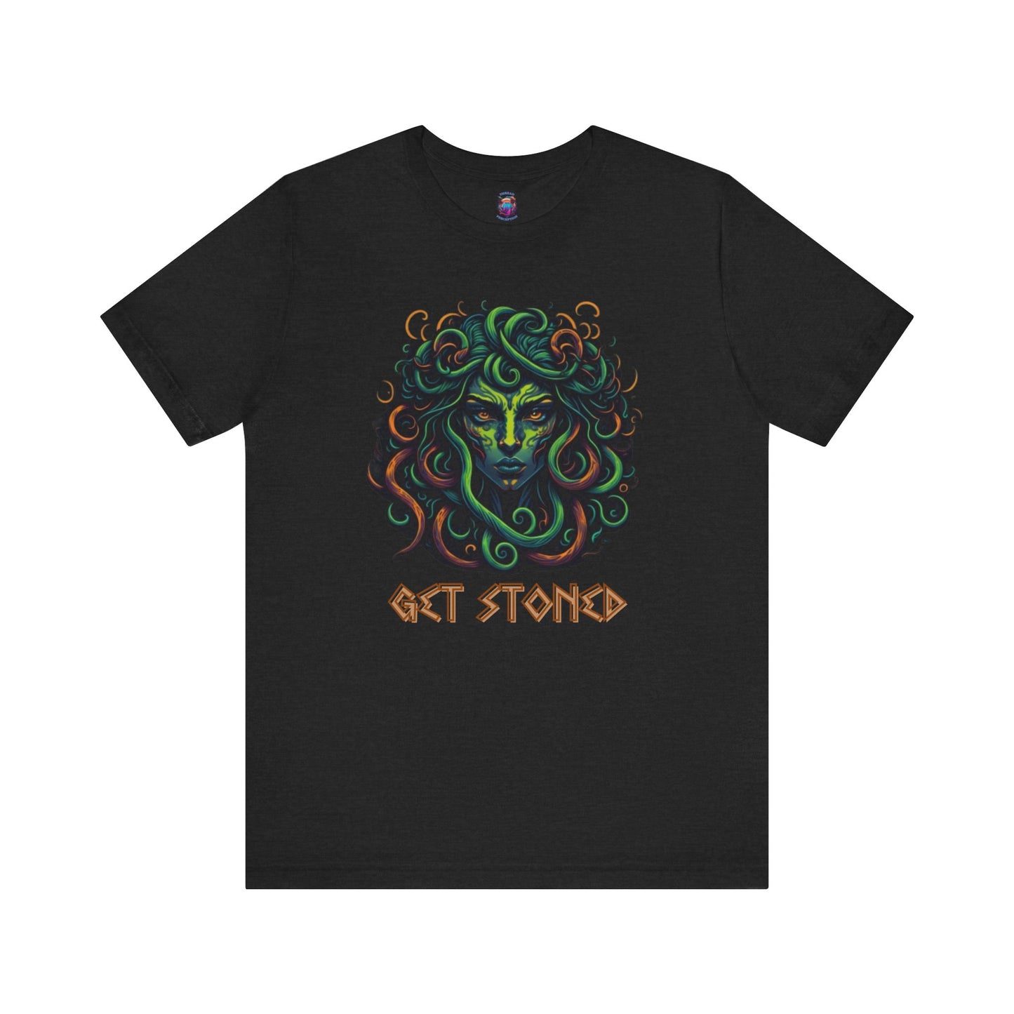 Bella Canvas Medusa "Get Stoned" Greek Style T-Shirt, Mythology-Inspired Graphic Tee, Halloween shirt, Funny Shirt, Medusa Shirt