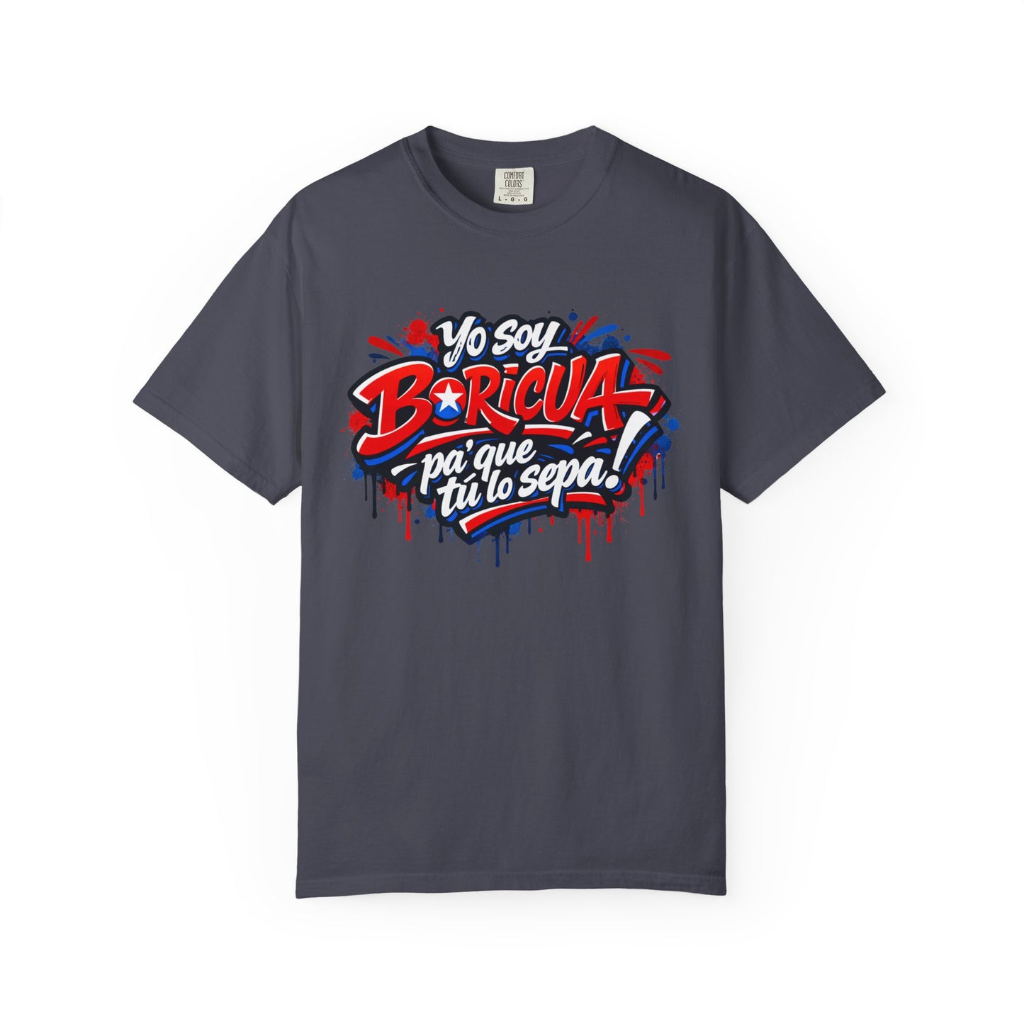 Yo soy Boricua pa' que tu lo sepa T-shirt | Puerto Rico flag design