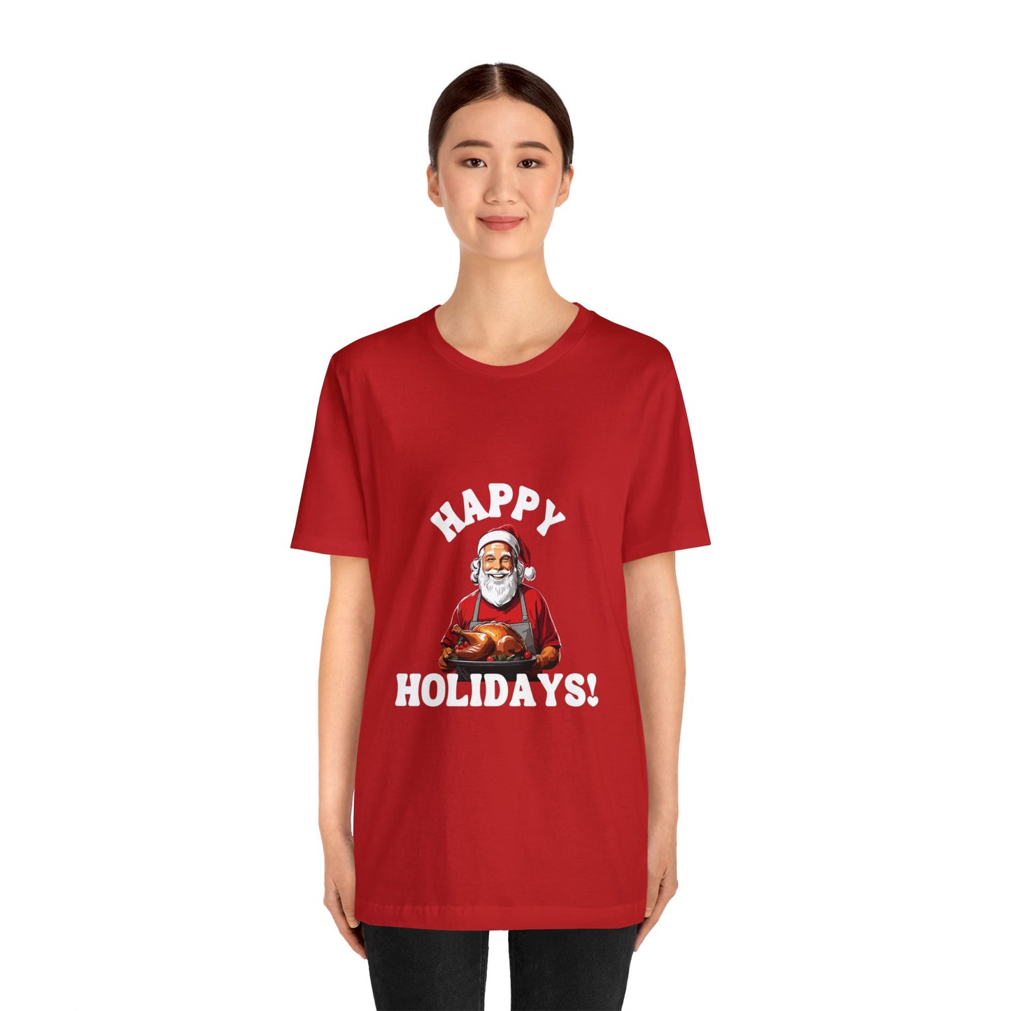 Happy Holidays Unisex Jersey Short Sleeve Tee