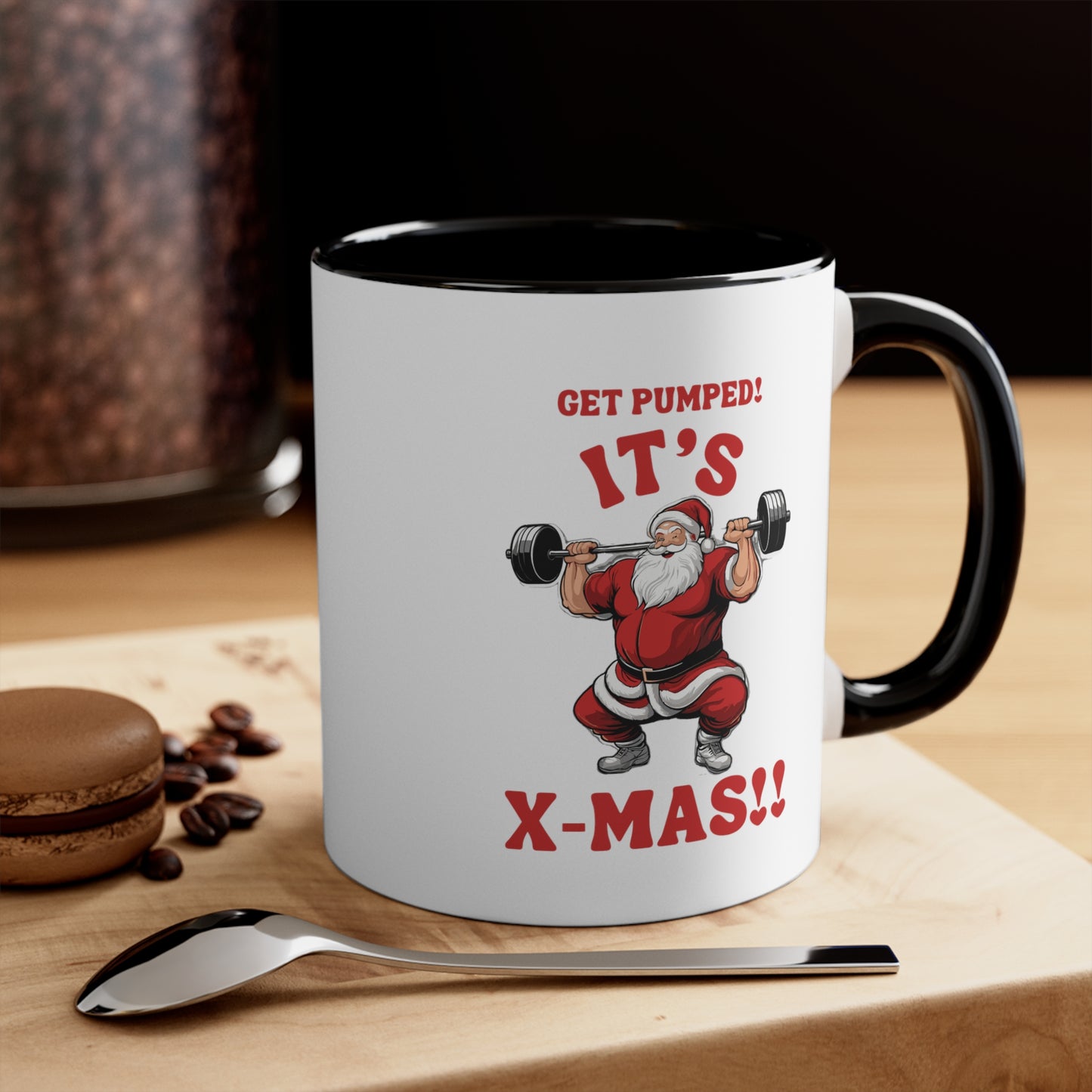 Holiday - Get Pumped Santa Coffee Mug, 11oz