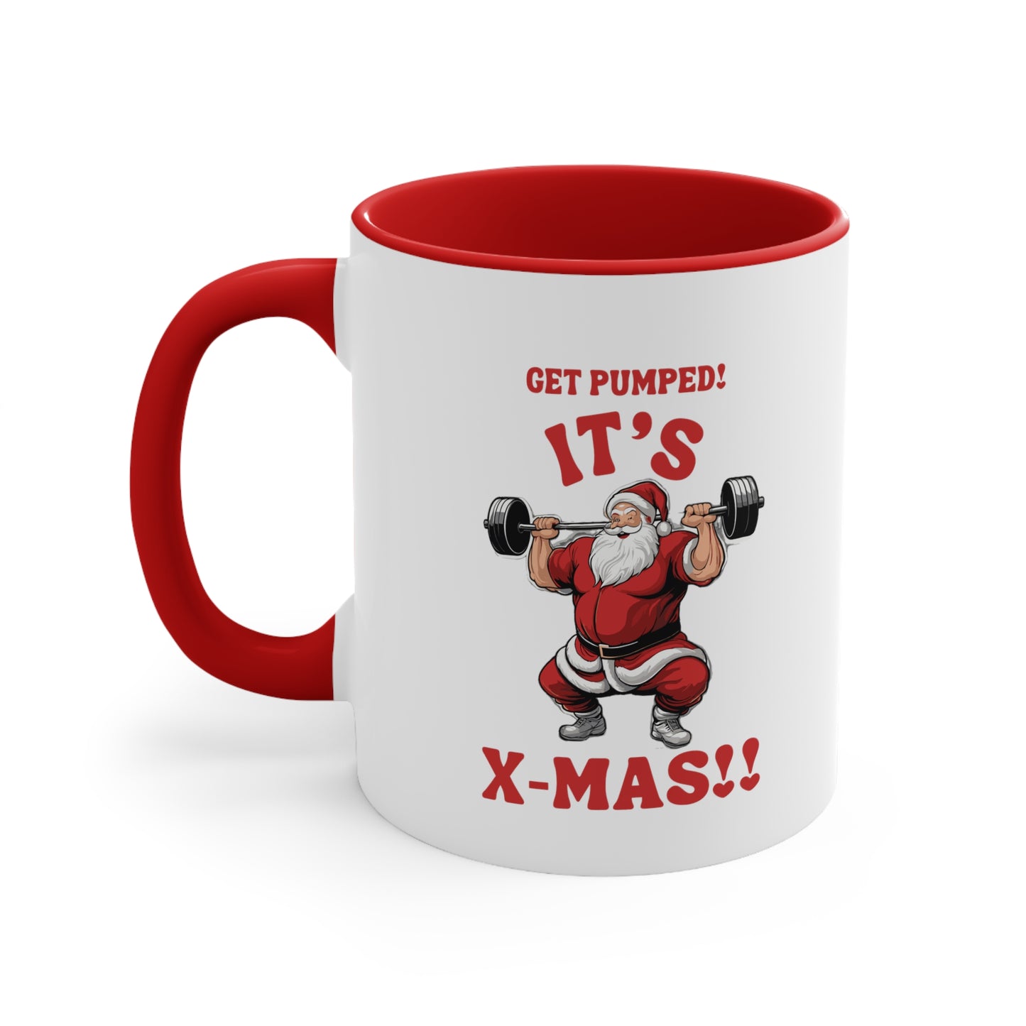 Holiday - Get Pumped Santa Coffee Mug, 11oz