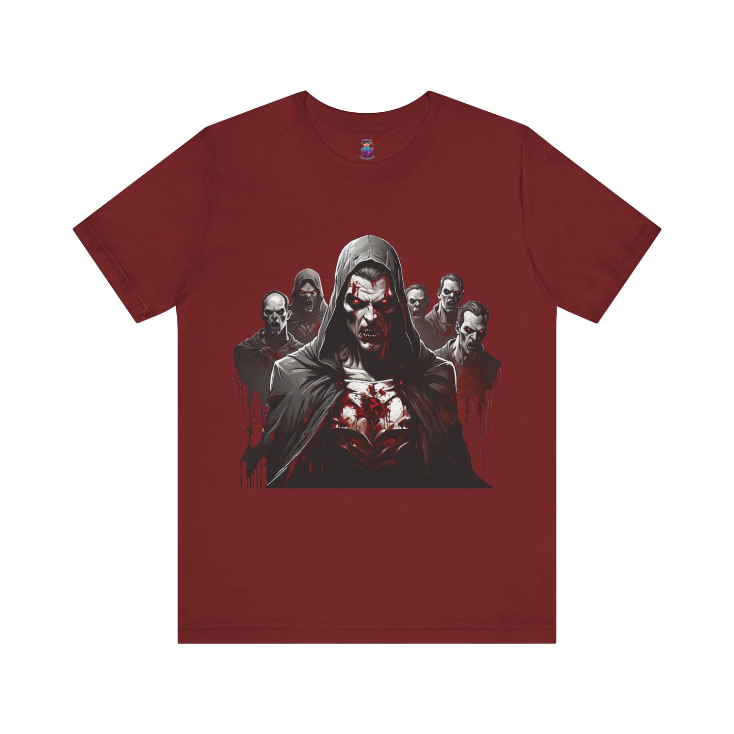 Bloodthirsty Zombies Attack Bella Canvas T-Shirt , Scary Halloween Horror Tee