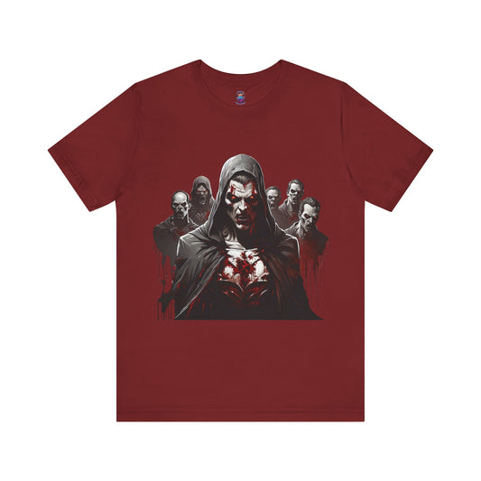 Bloodthirsty Zombies Attack Bella Canvas T-Shirt , Scary Halloween Horror Tee