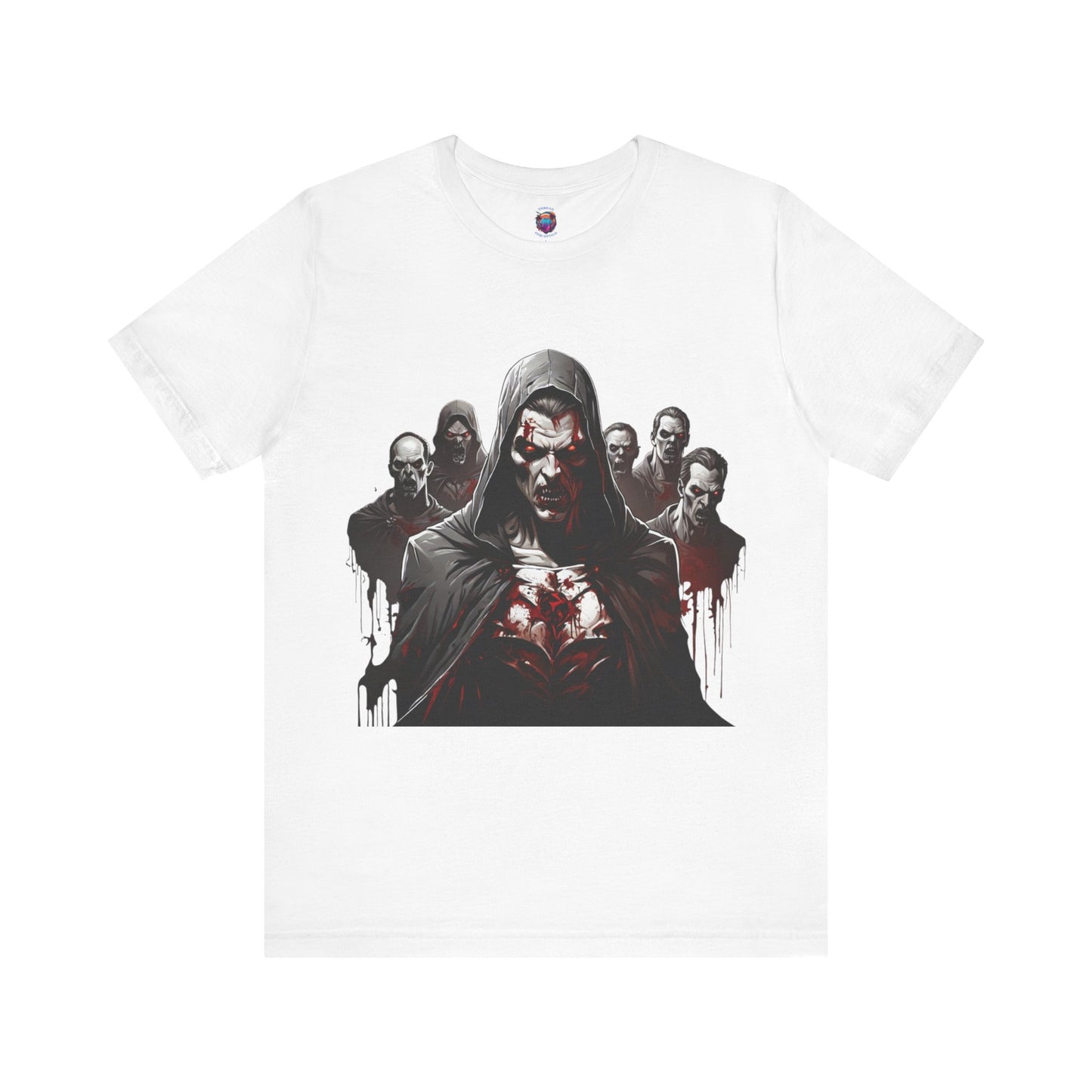 Bloodthirsty Zombies Attack Bella Canvas T-Shirt , Scary Halloween Horror Tee