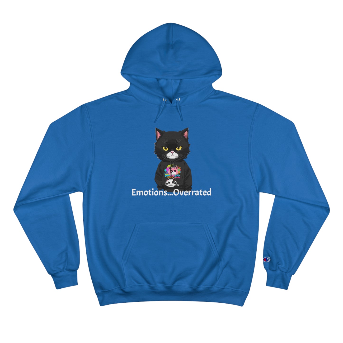 Cool Cat Sweater -  Unisex Champion Hoodie