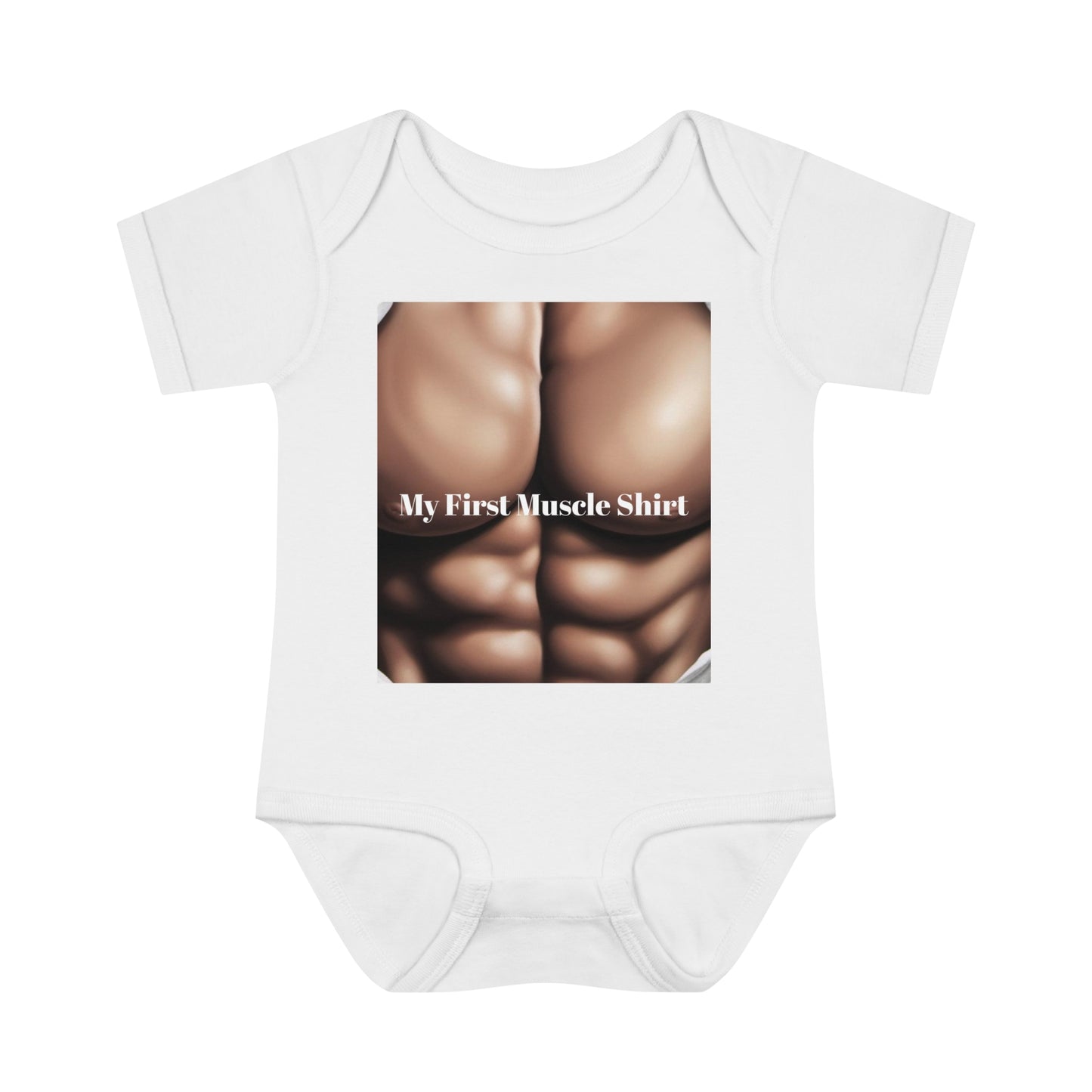 "My First Muscle Shirt" Infant Baby Rib Bodysuit - (Infant Collection)