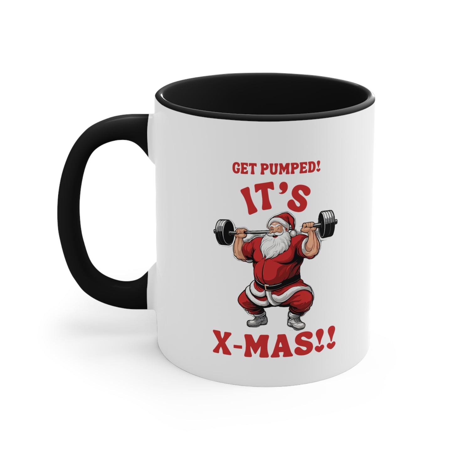 Holiday - Get Pumped Santa Coffee Mug, 11oz