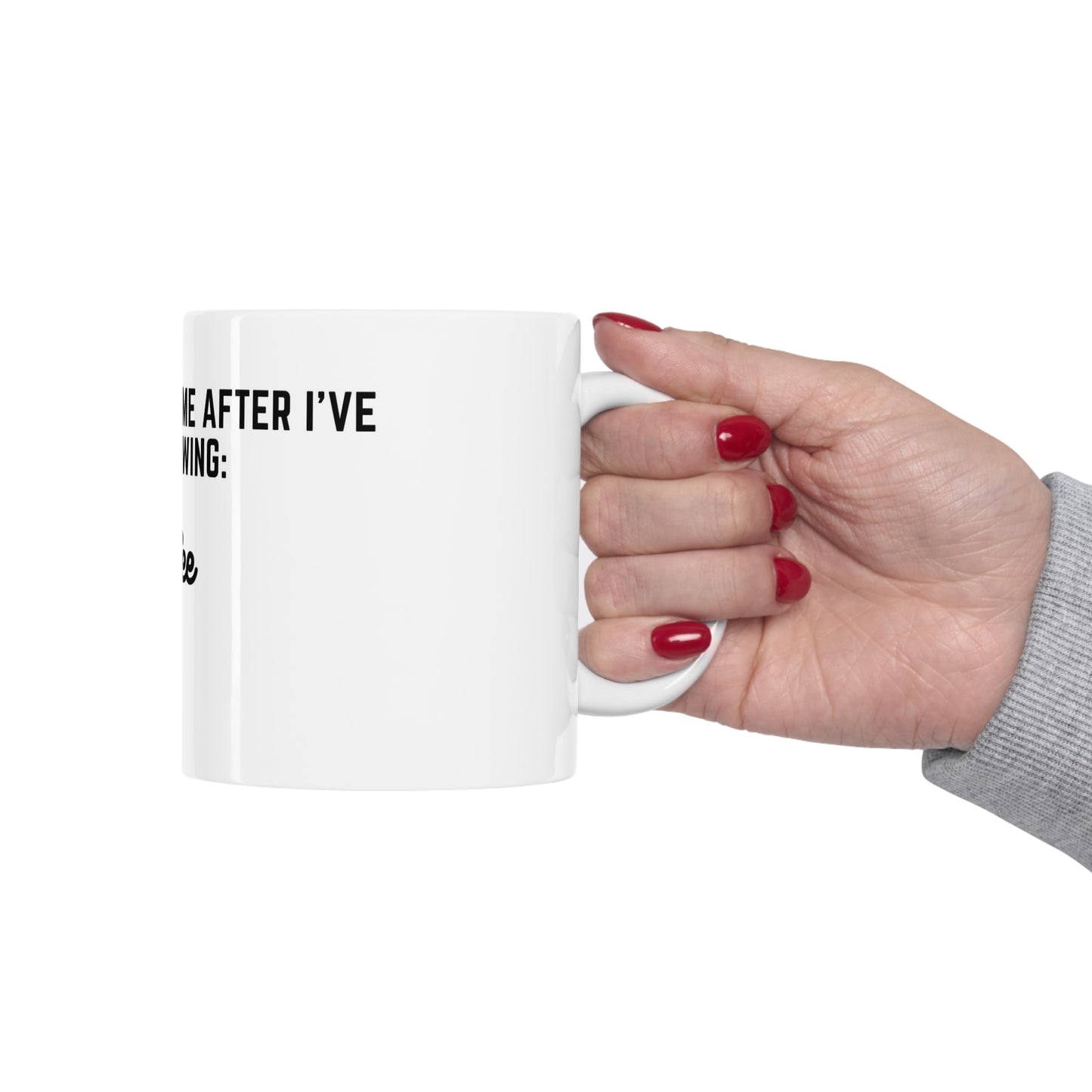 "Coffee/Poop" Checklist Ceramic Mug 11oz