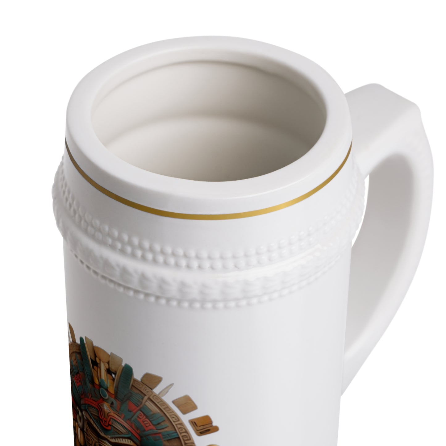 Incan Warrior Seal Beer Stein Mug