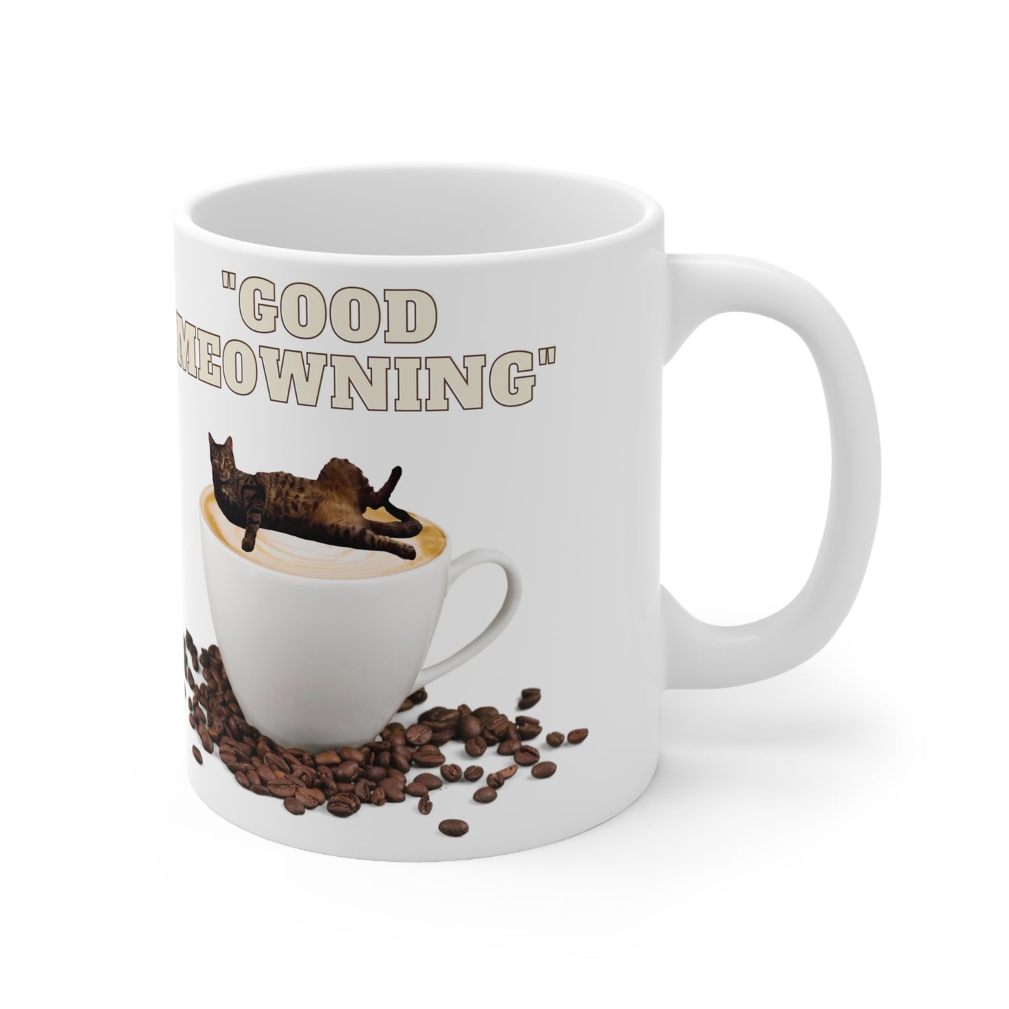 Originally Design Ceramic Coffee Mug - "Good Meowning" (Loki Collection)