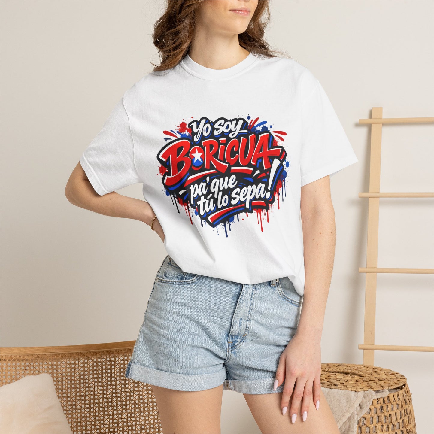 Yo soy Boricua pa' que tu lo sepa T-shirt | Puerto Rico flag design