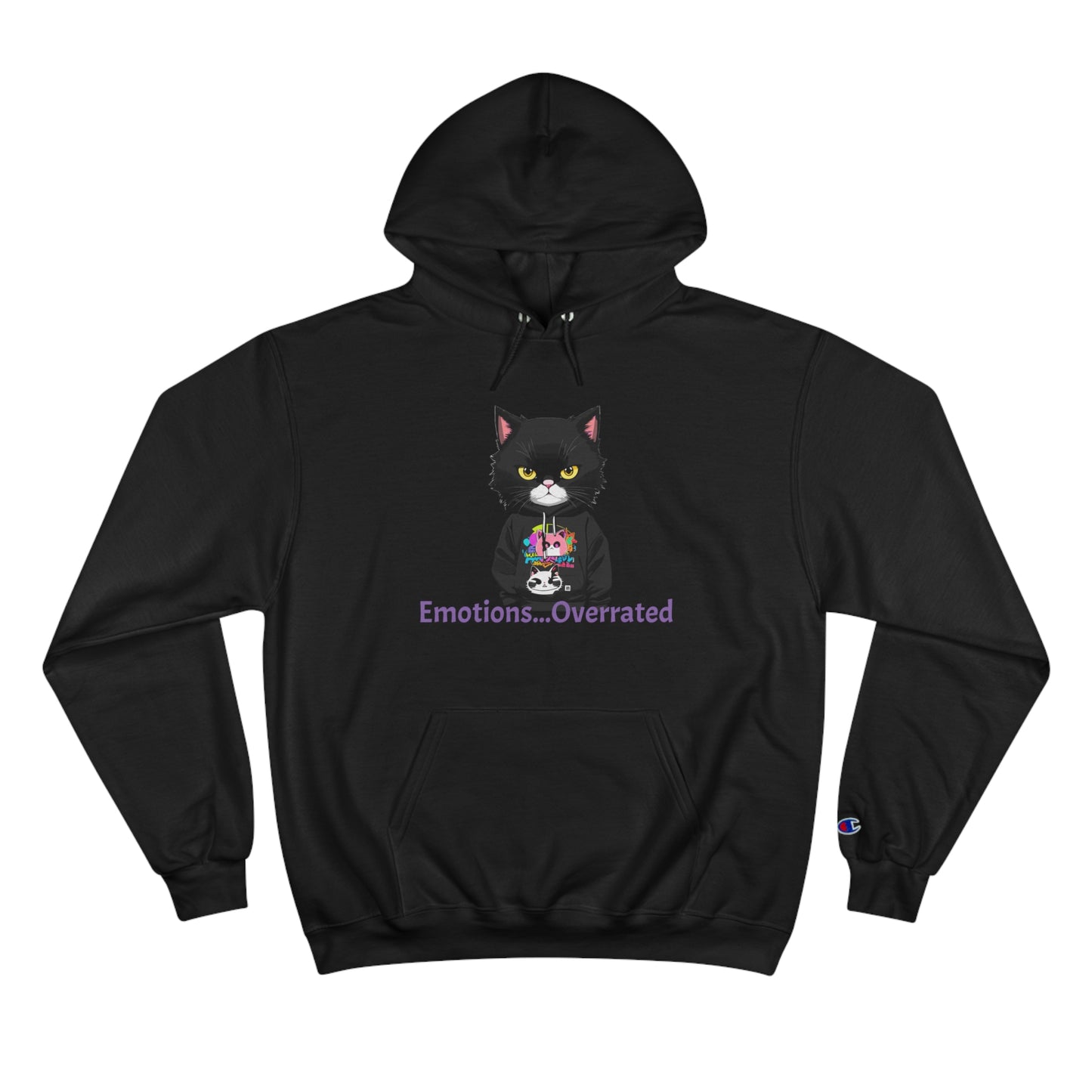 Cool Cat Sweater -  Unisex Champion Hoodie