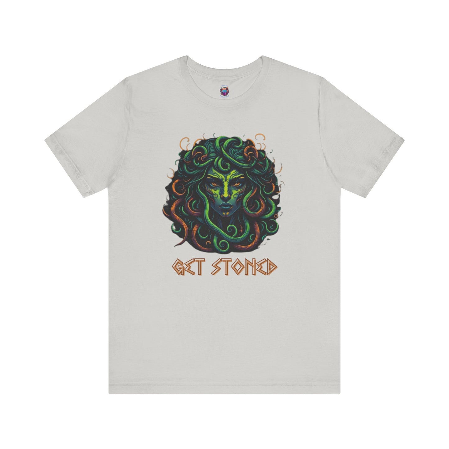 Bella Canvas Medusa "Get Stoned" Greek Style T-Shirt, Mythology-Inspired Graphic Tee, Halloween shirt, Funny Shirt, Medusa Shirt