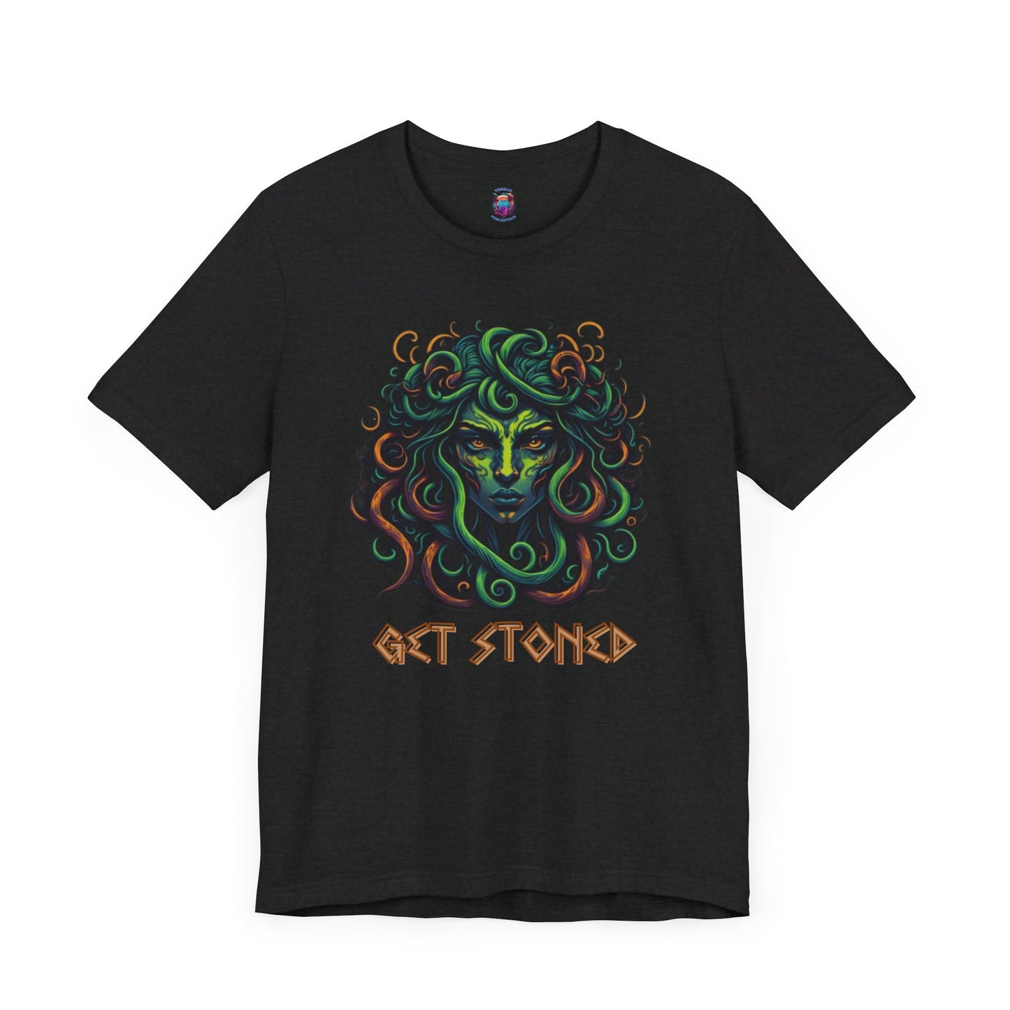 Bella Canvas Medusa "Get Stoned" Greek Style T-Shirt, Mythology-Inspired Graphic Tee, Halloween shirt, Funny Shirt, Medusa Shirt