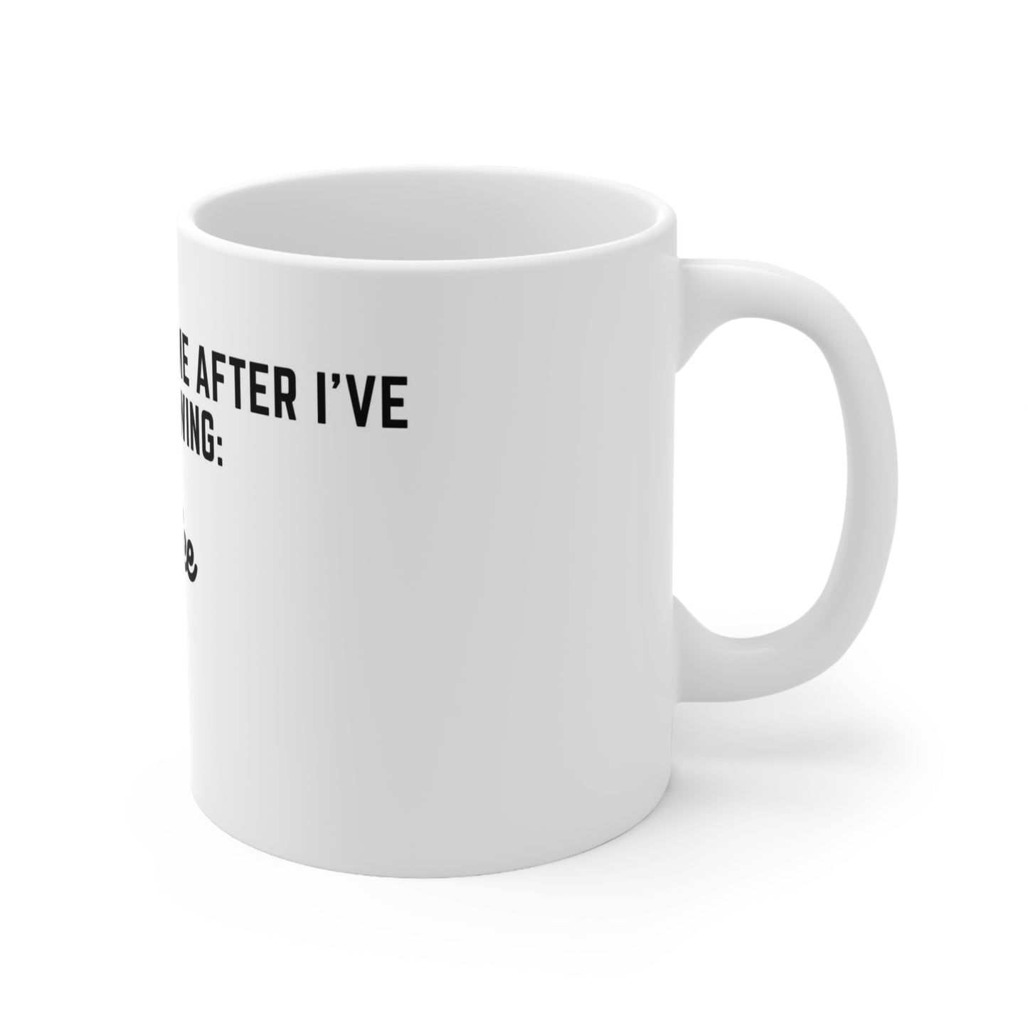 "Coffee/Poop" Checklist Ceramic Mug 11oz