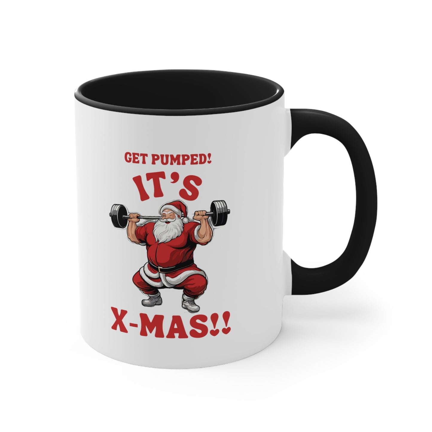 Holiday - Get Pumped Santa Coffee Mug, 11oz