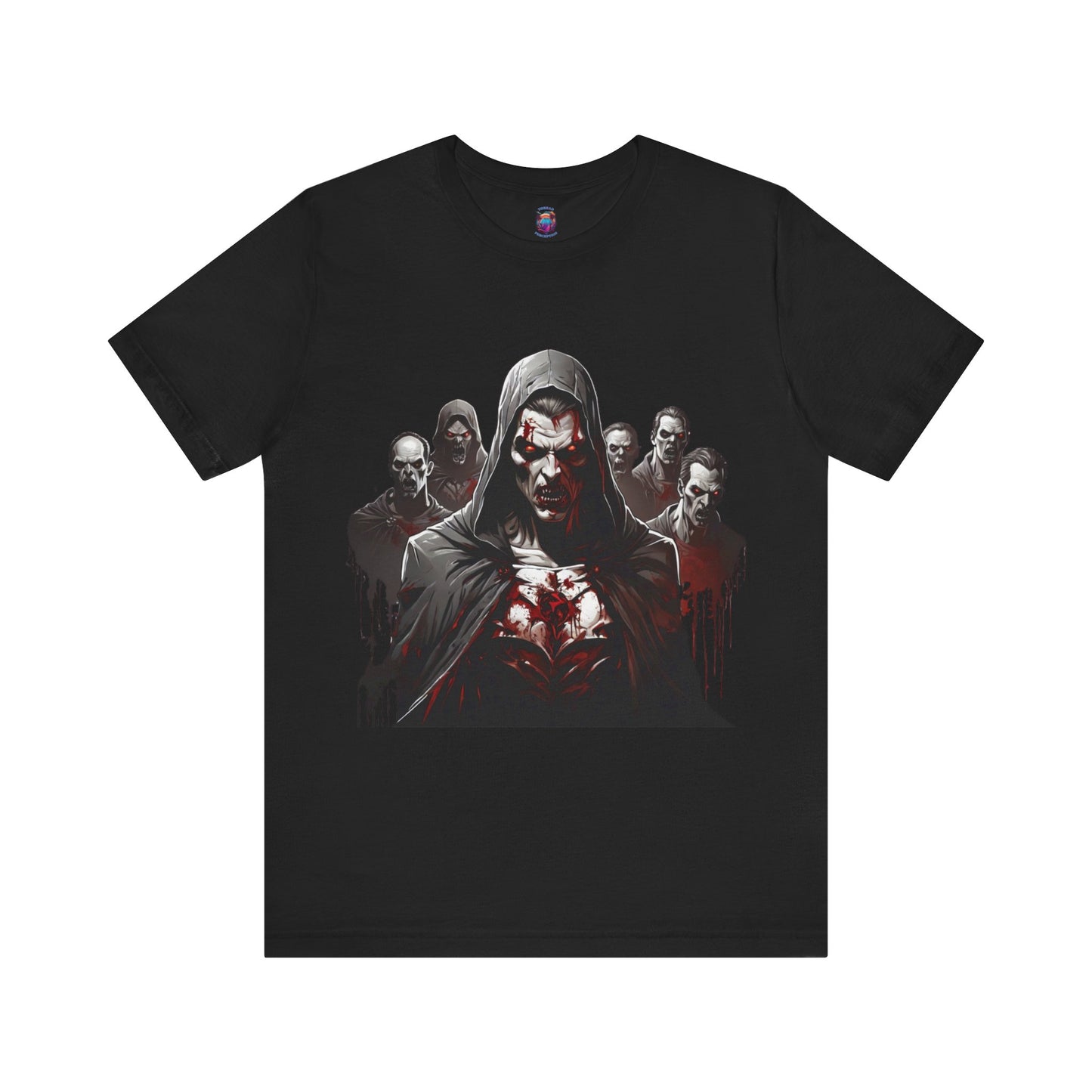 Bloodthirsty Zombies Attack Bella Canvas T-Shirt , Scary Halloween Horror Tee