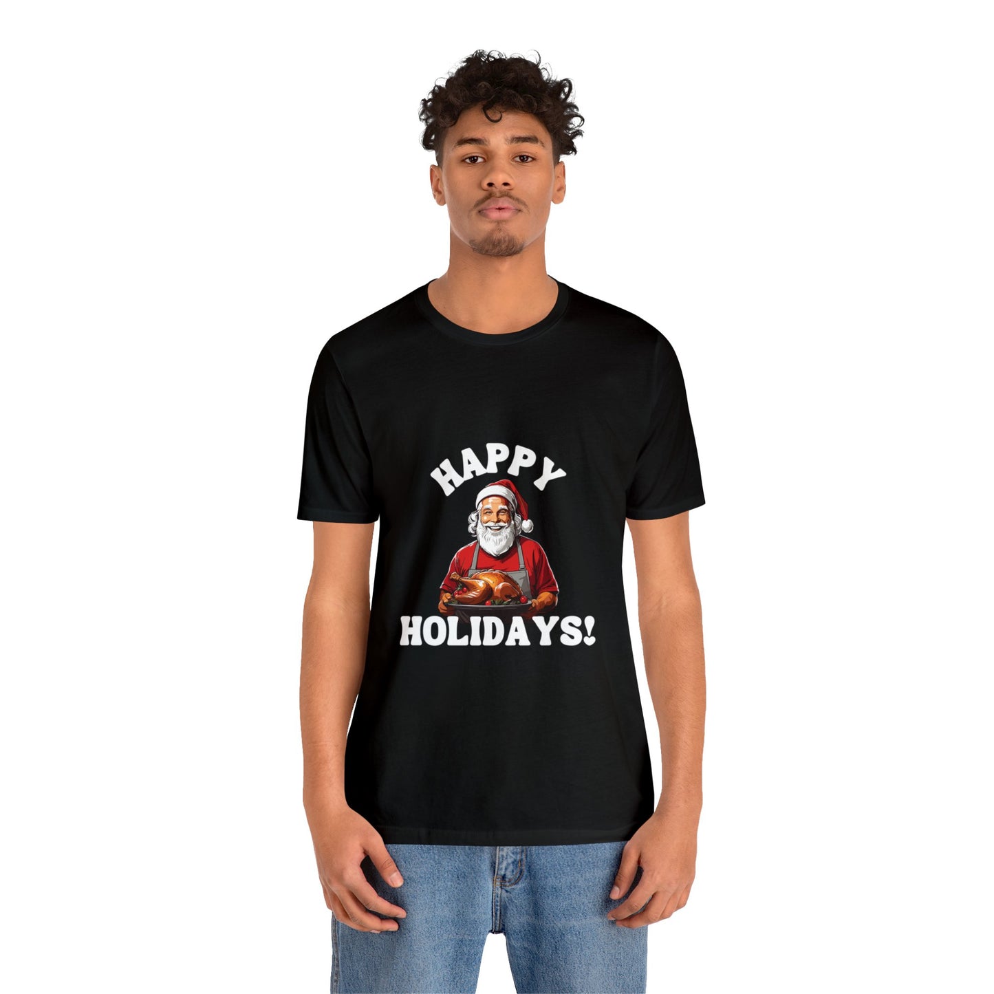 Happy Holidays Unisex Jersey Short Sleeve Tee