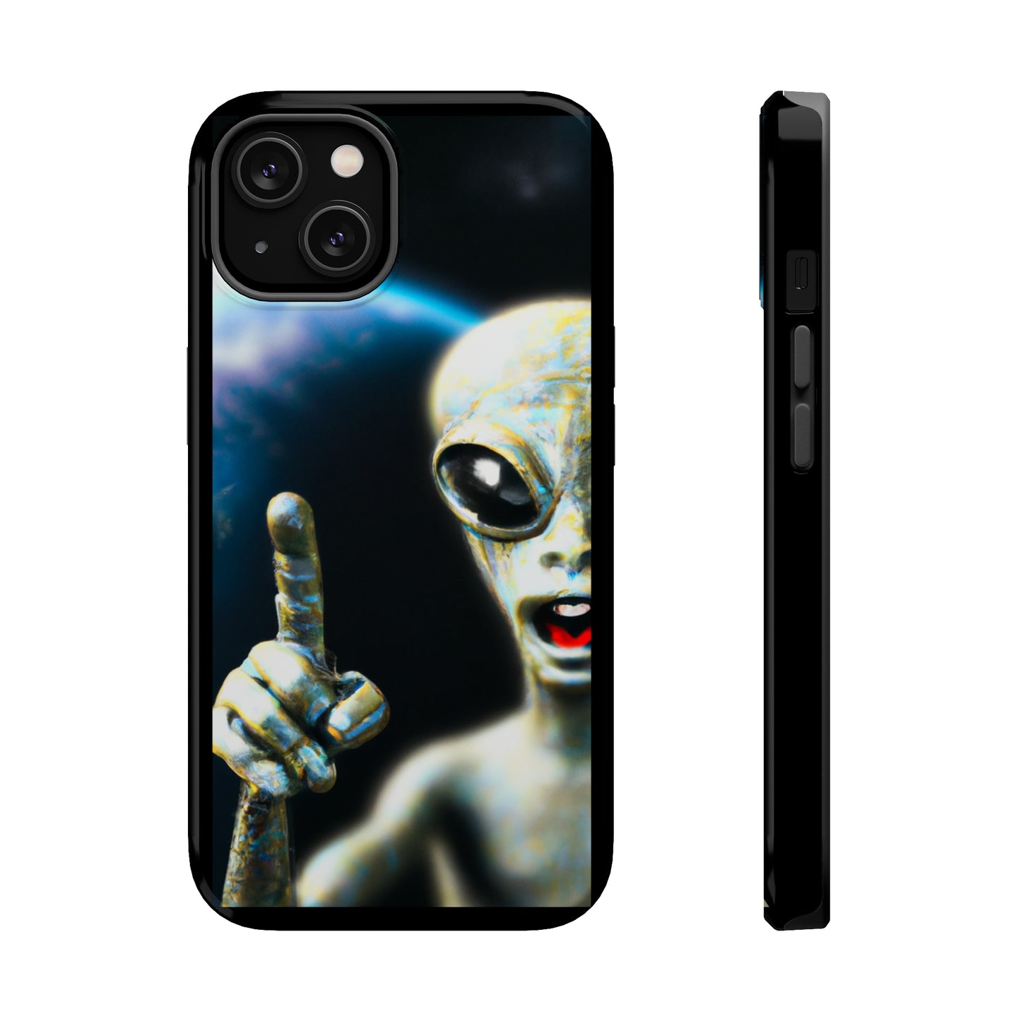 "Alien Pointer" -  iPhone 4 MagSafe Tough Cases