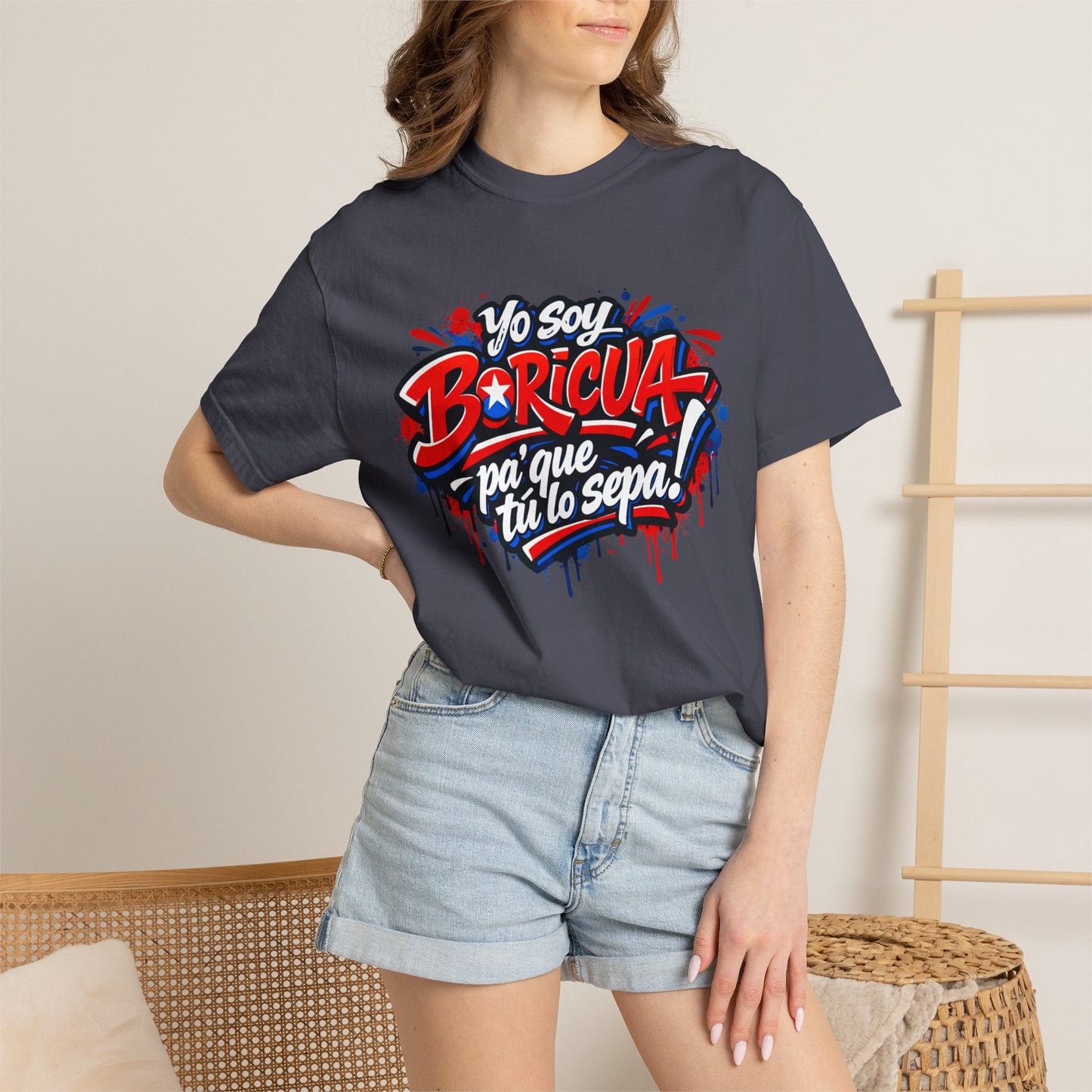 Yo soy Boricua pa' que tu lo sepa T-shirt | Puerto Rico flag design