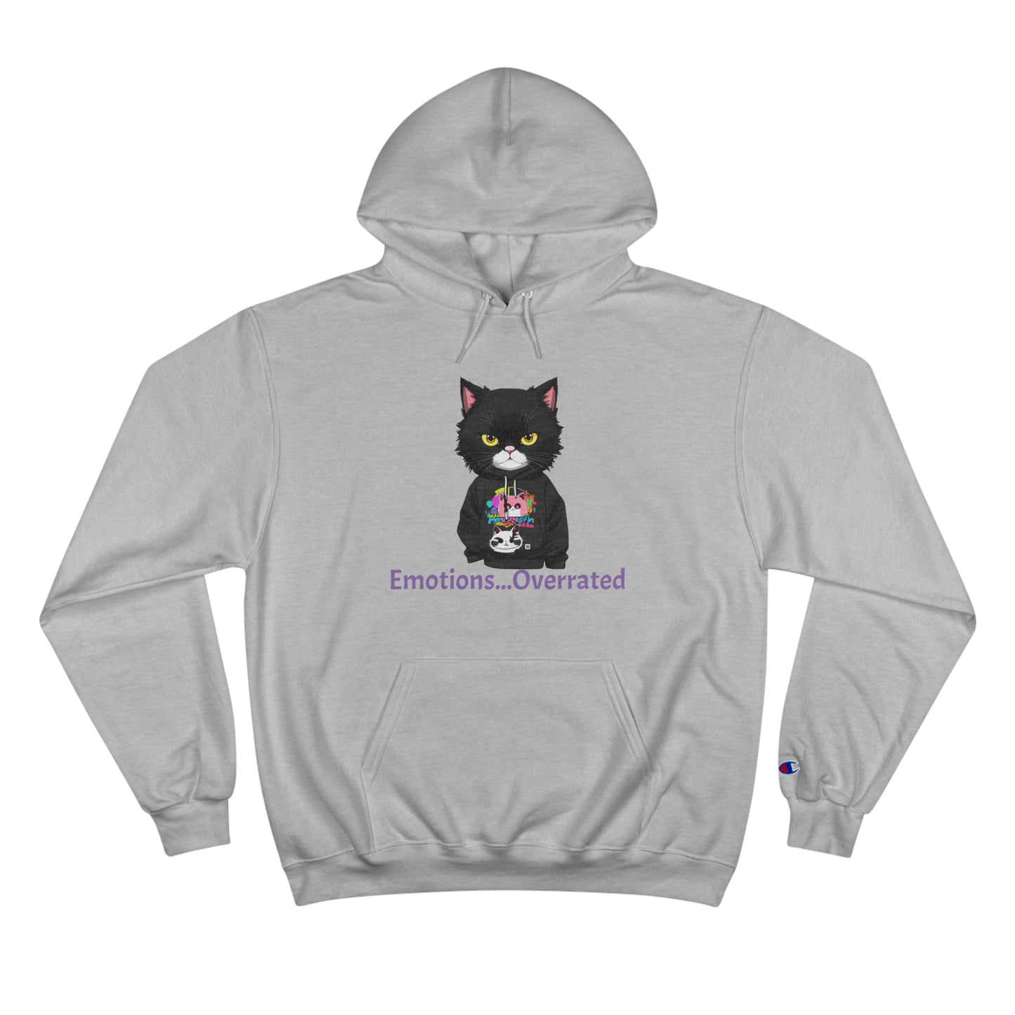 Cool Cat Sweater -  Unisex Champion Hoodie