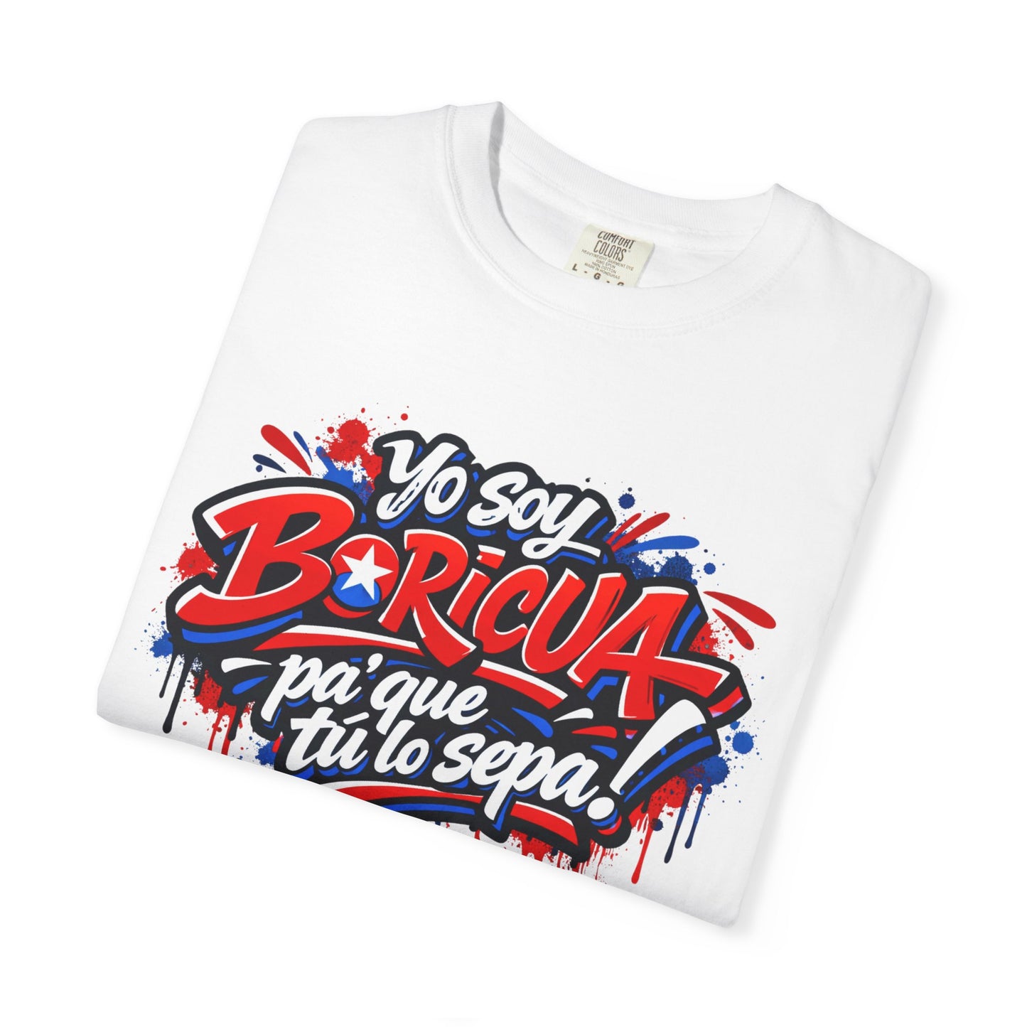 Yo soy Boricua pa' que tu lo sepa T-shirt | Puerto Rico flag design